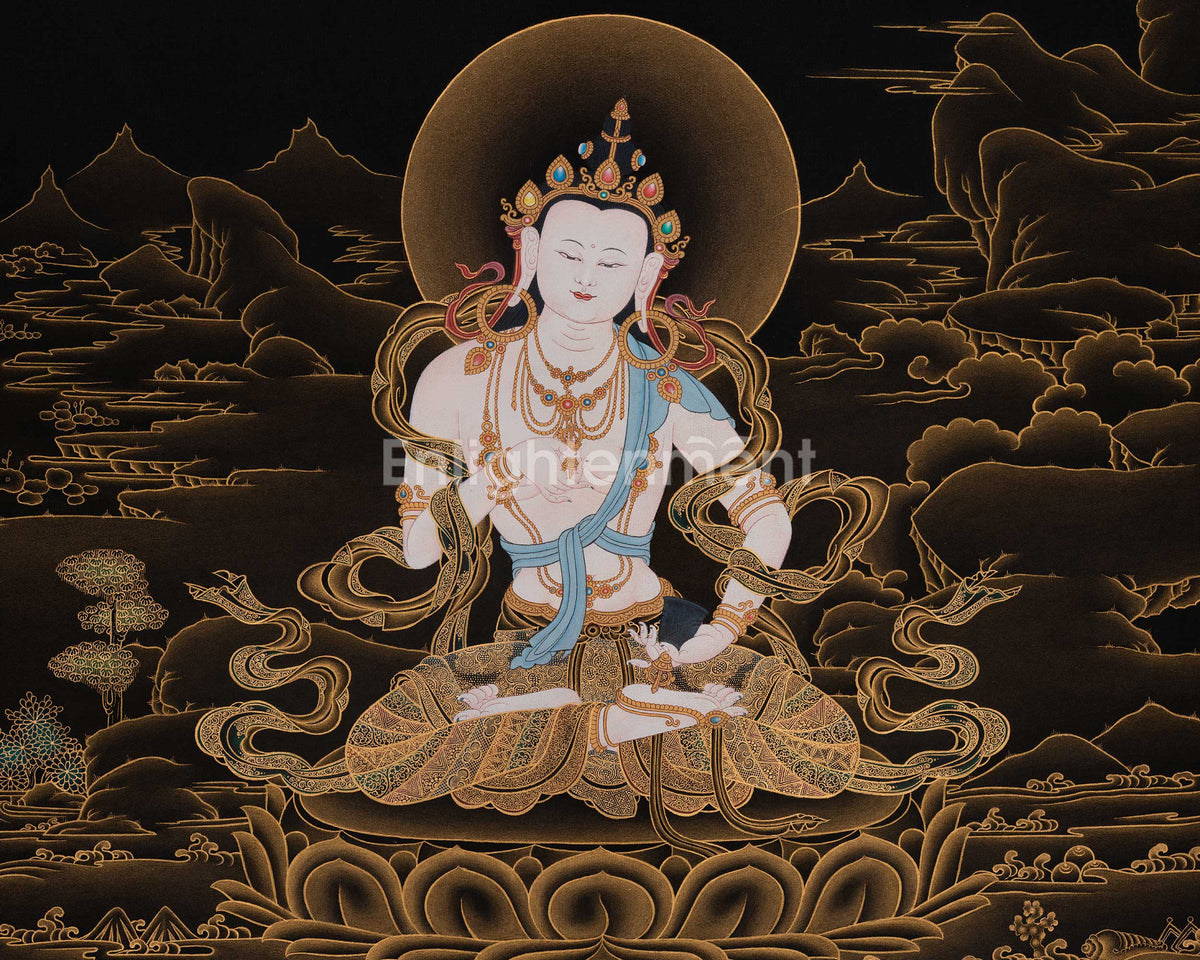 Vajrasattva Sacred Buddhist Art | Dorje Sempa | Primordial Buddha
