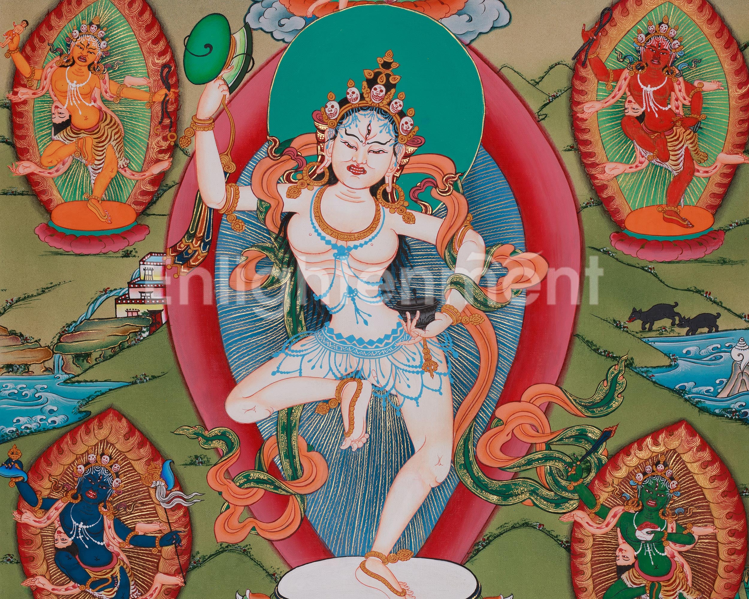 Machig Labdron Tibetan Art | Wisdom and Spiritual Liberation | Chod Lineage