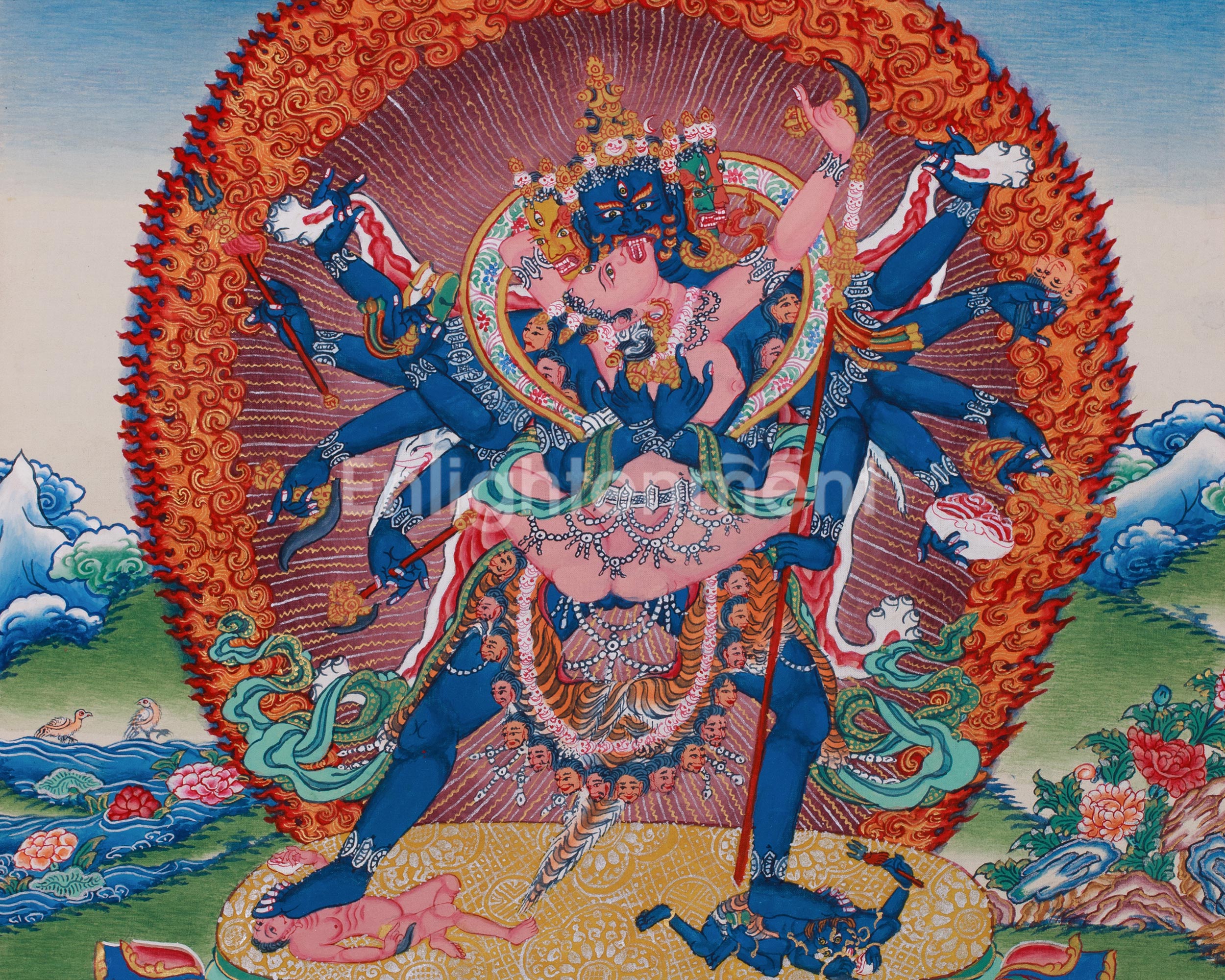Chakrasamvara Painting | Embodying the Union of Wisdom and Method