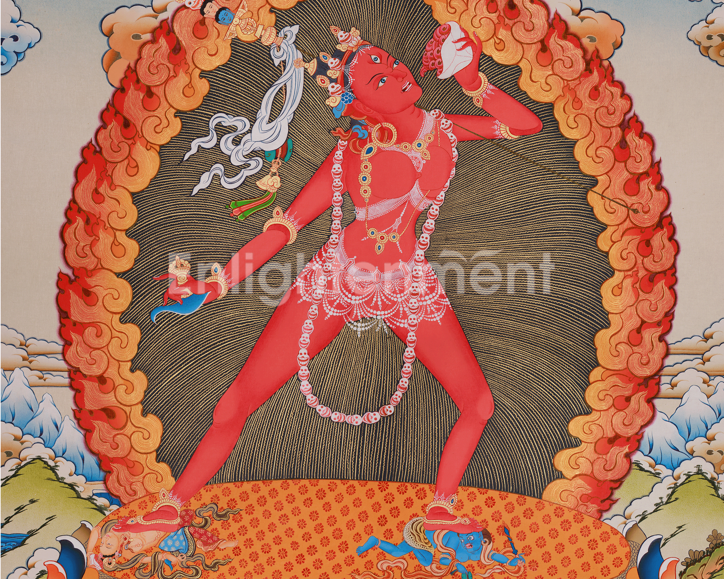 Sacred Vajrayogini Thangka | A Powerful Buddhist Dakini Painting