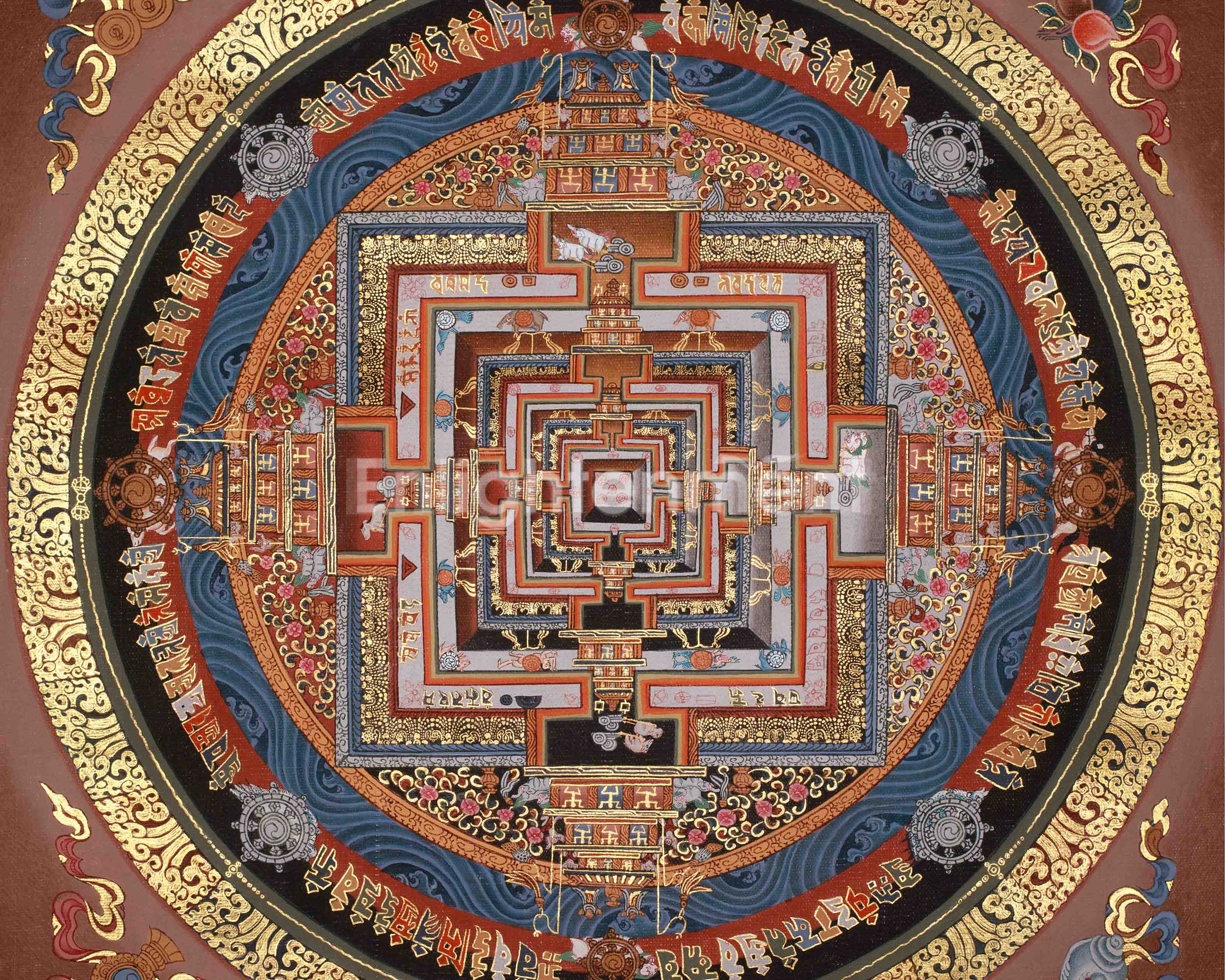 Dharma Art Kalachakra Mandala | Representing Cosmic Harmony and Enlightenment
