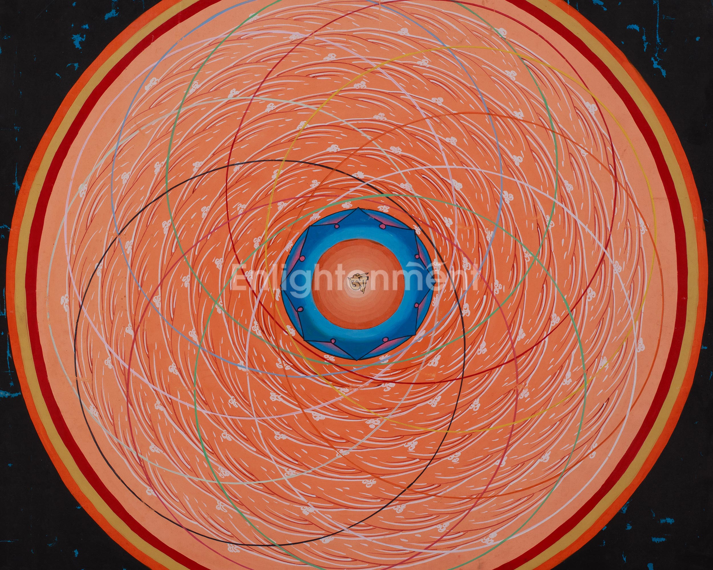 Himalayan Thangka of Mantra Mandala | Path to Inner Peace