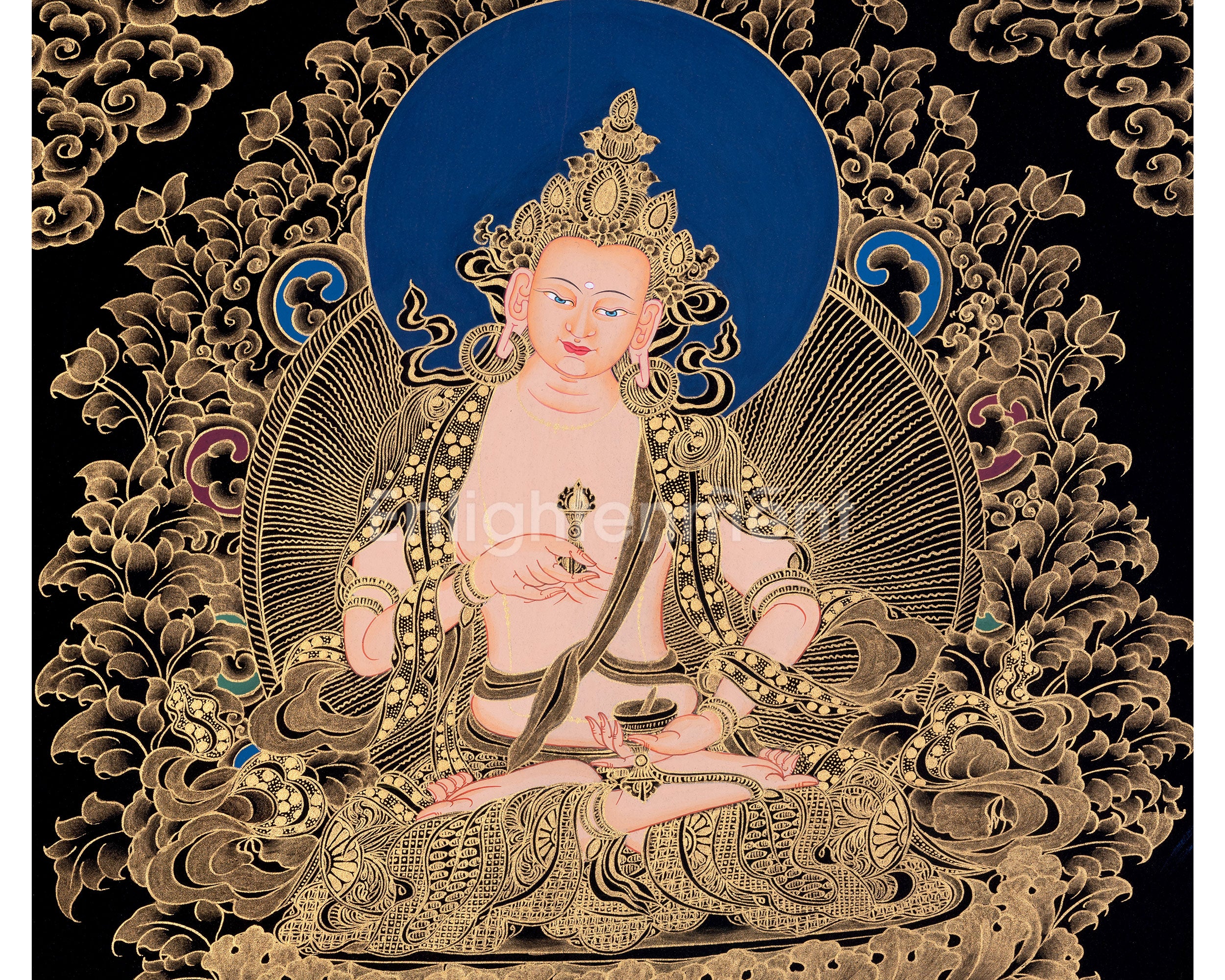 Vajrasattva Shakti Thangka | Buddha of Purification and Transformation