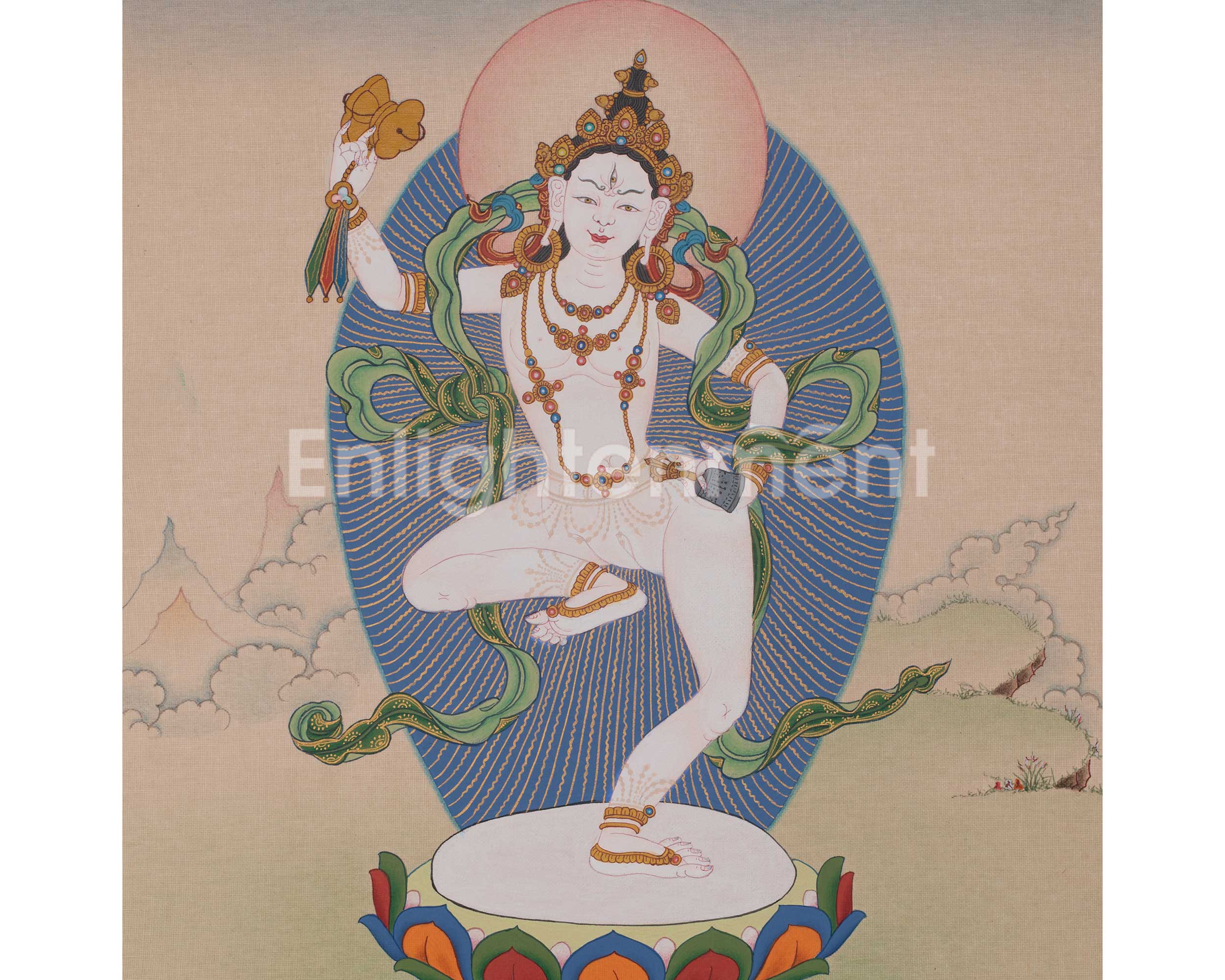 Machig Labdron Buddhist Art | The legendary Founder of The Chöd lineage