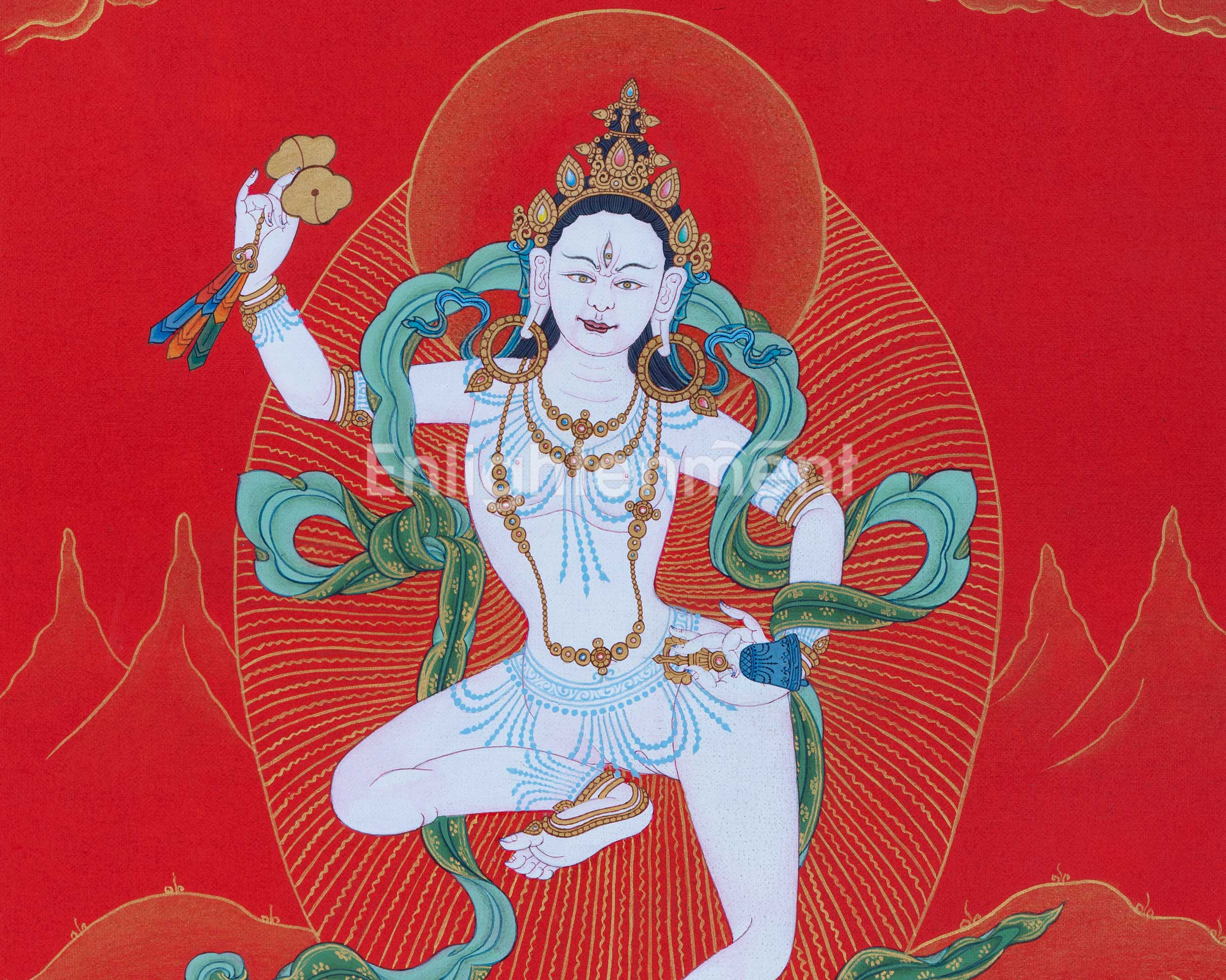 Radiant Mother Machig Labdron Thangka