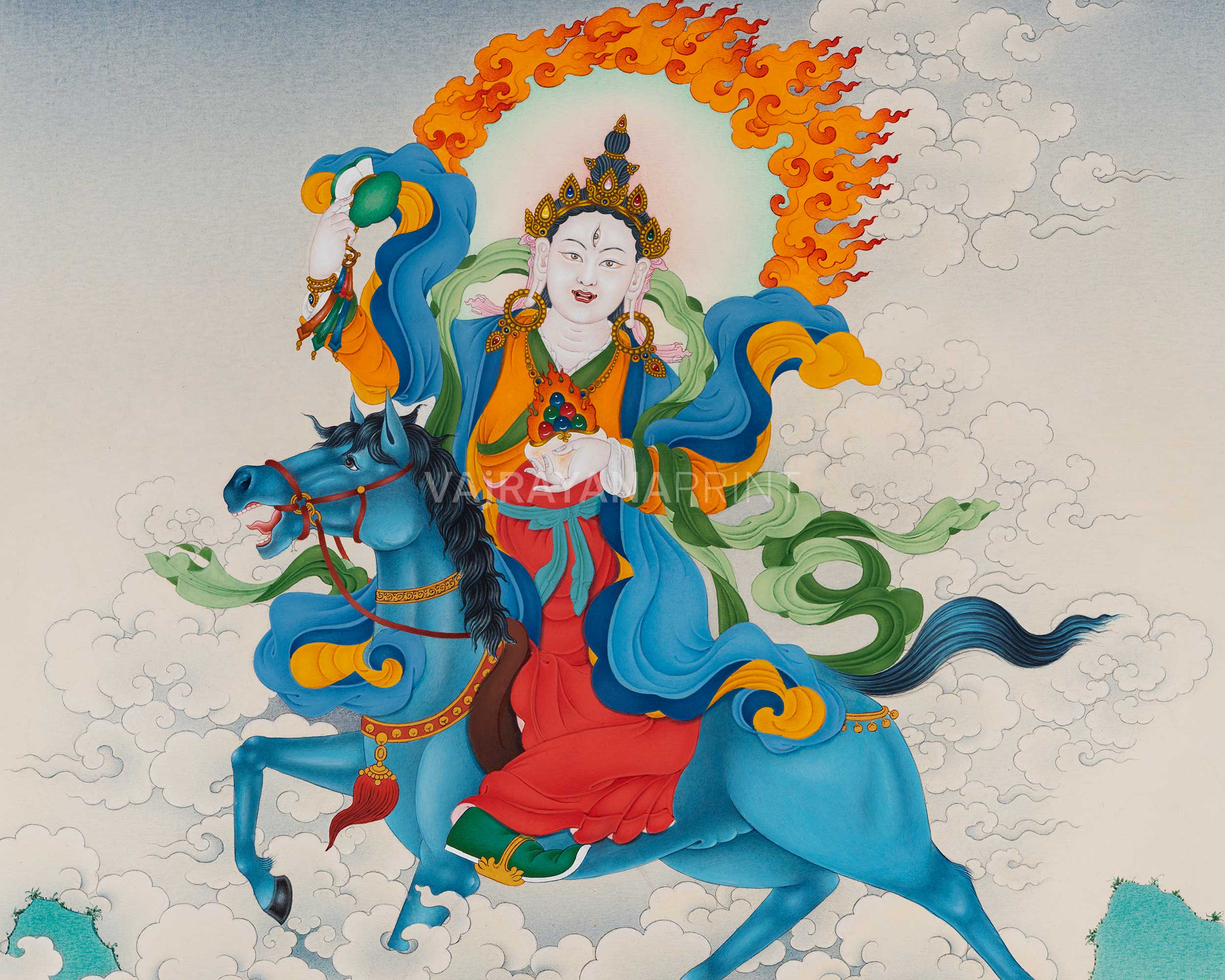 Achi Chokyi Drolma | Dakini Thangka | Tibetan Thangka Prints