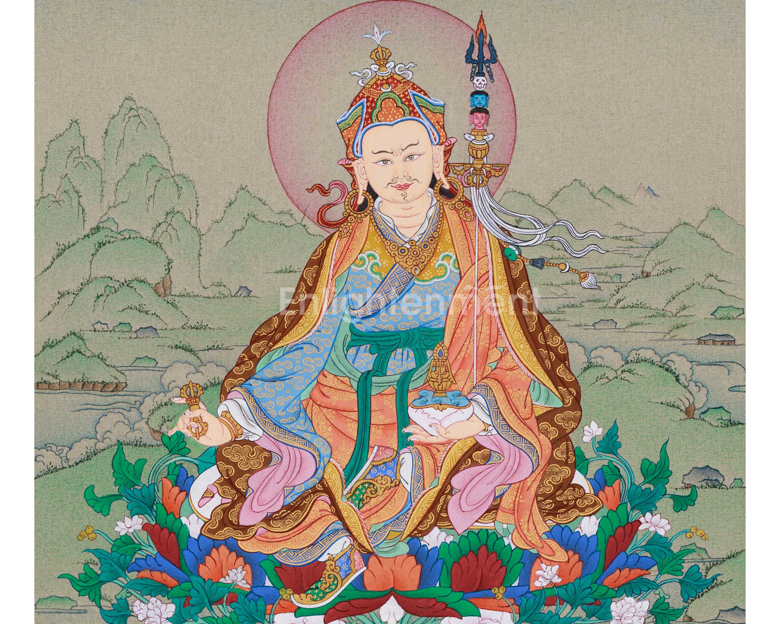 Guru Rinpoche Enlightened Master | Tantric Guide and Protector of the Dharma