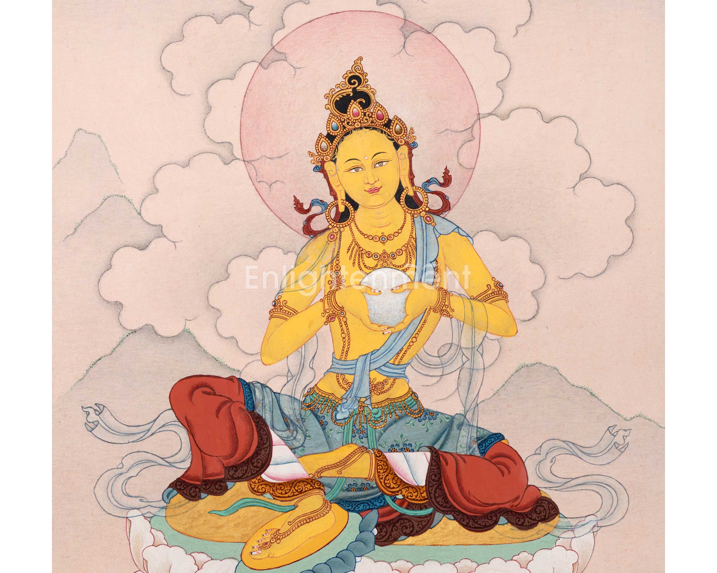 Sukha Sadhana Tara | 21 Tara of Surya Gupta Thangka