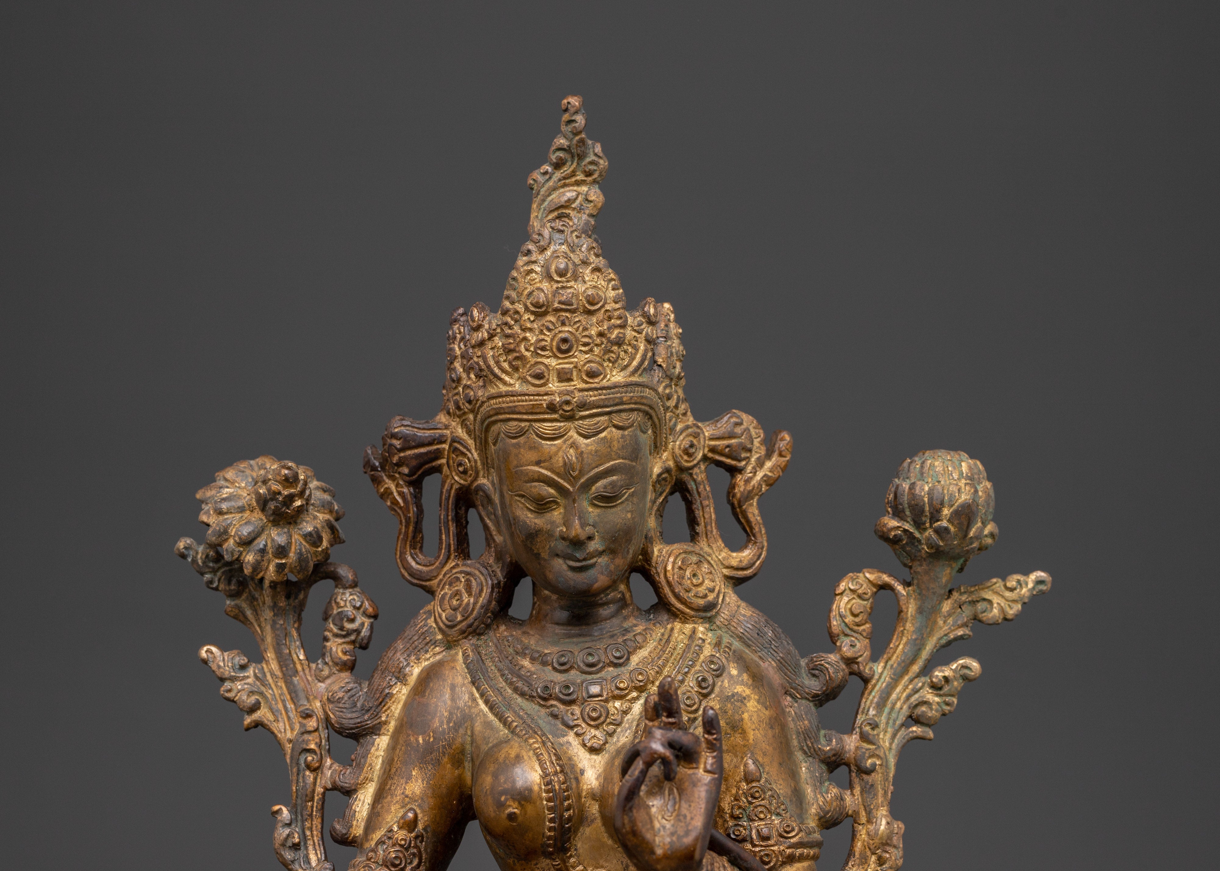 Handcrafted White Tara Brass Statue | For Healing and Mindfulness