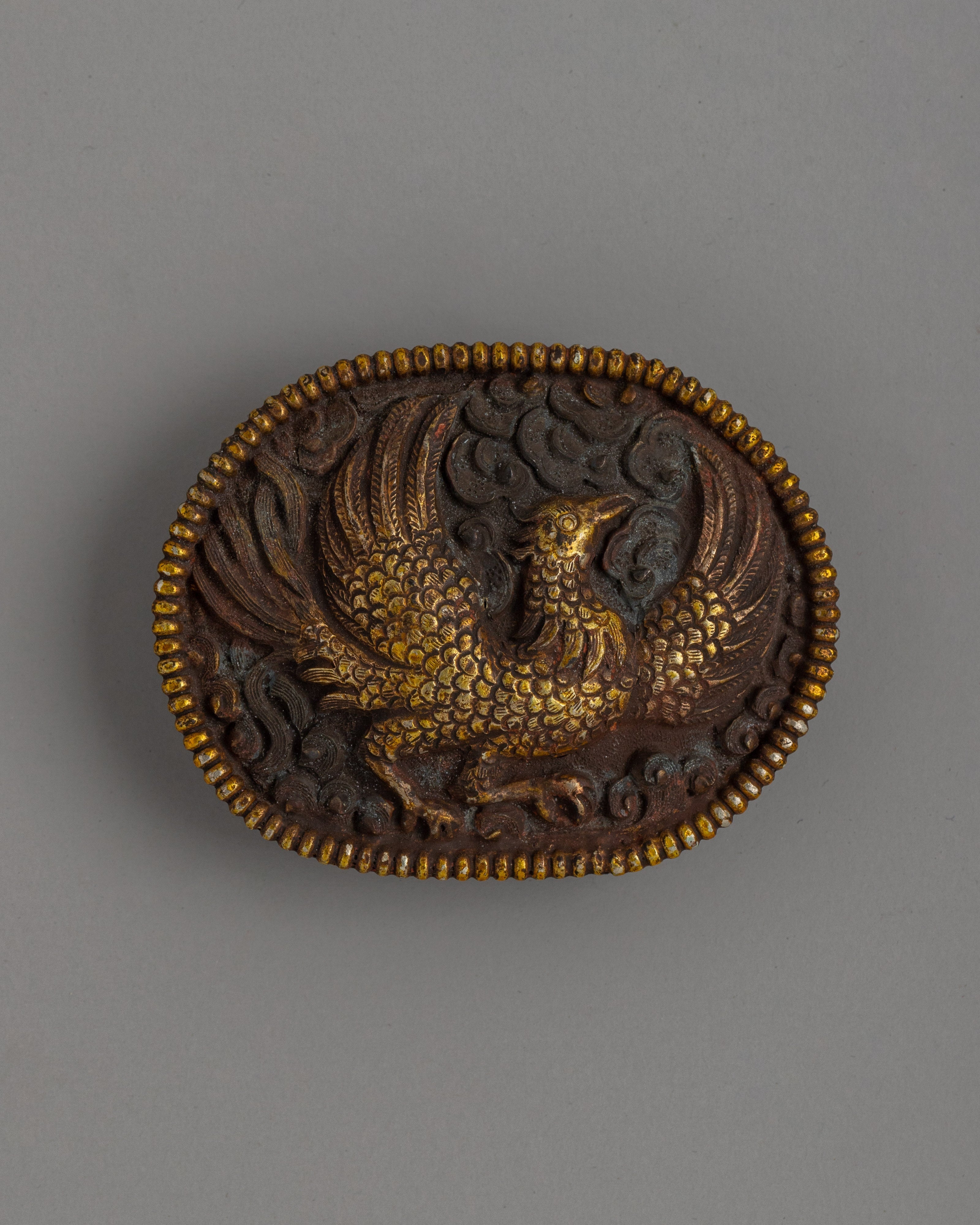 Gold-Plated Copper Belt Buckle