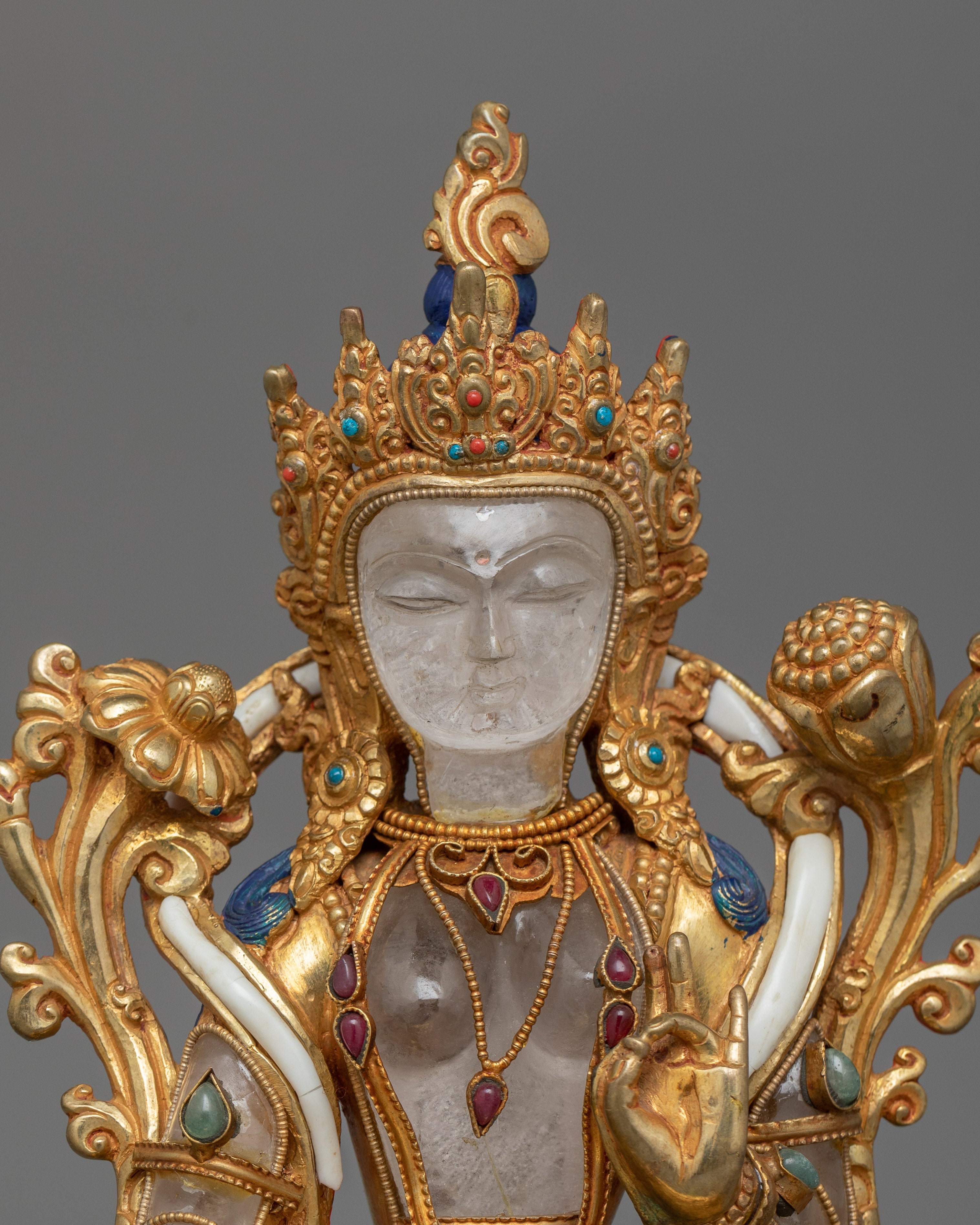 Handcrafted Sacred Sculpture of Sita Tara | Goddess of Compassion, and Protection