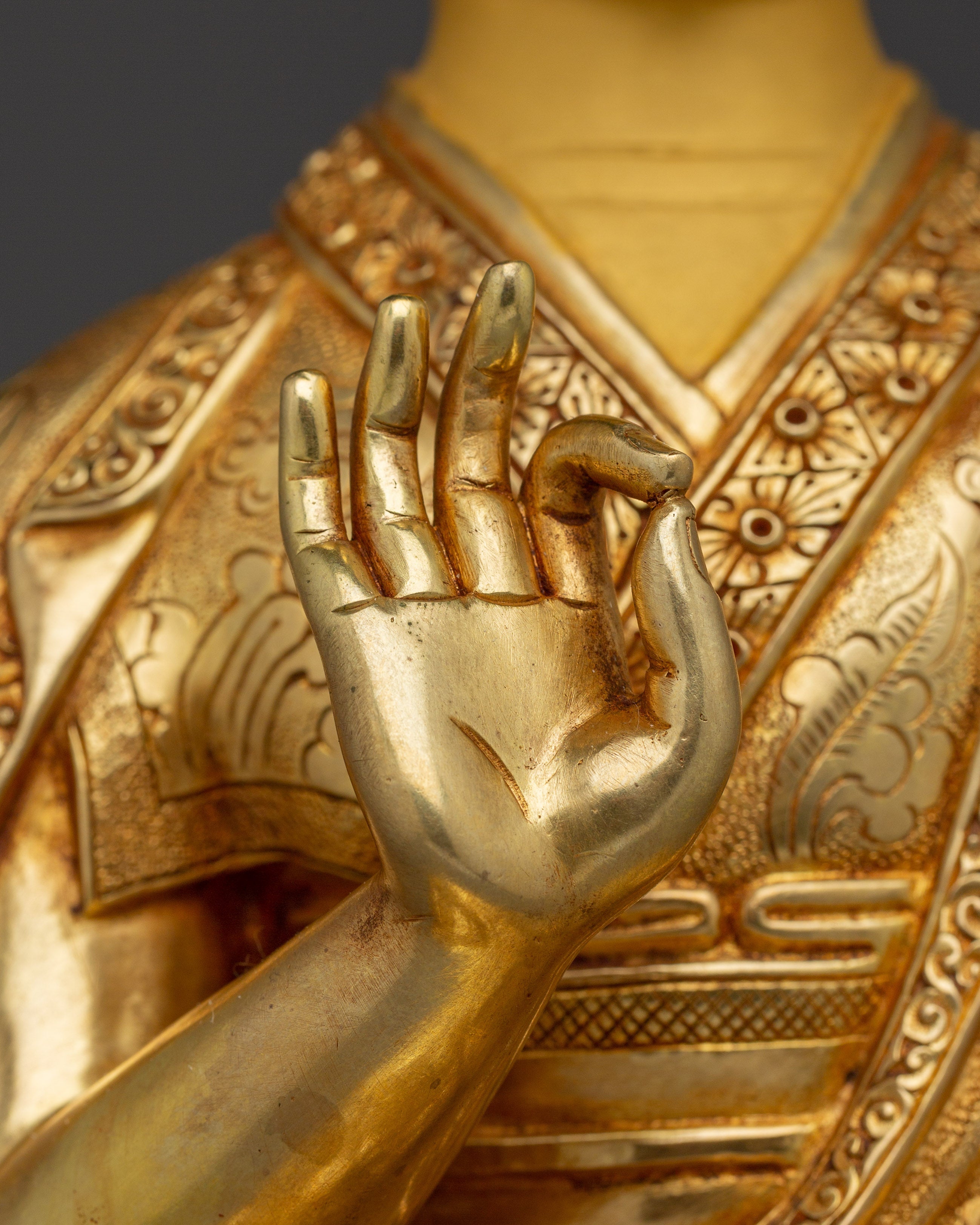 Lama Tsongkhapa set statue | Enlightened Master