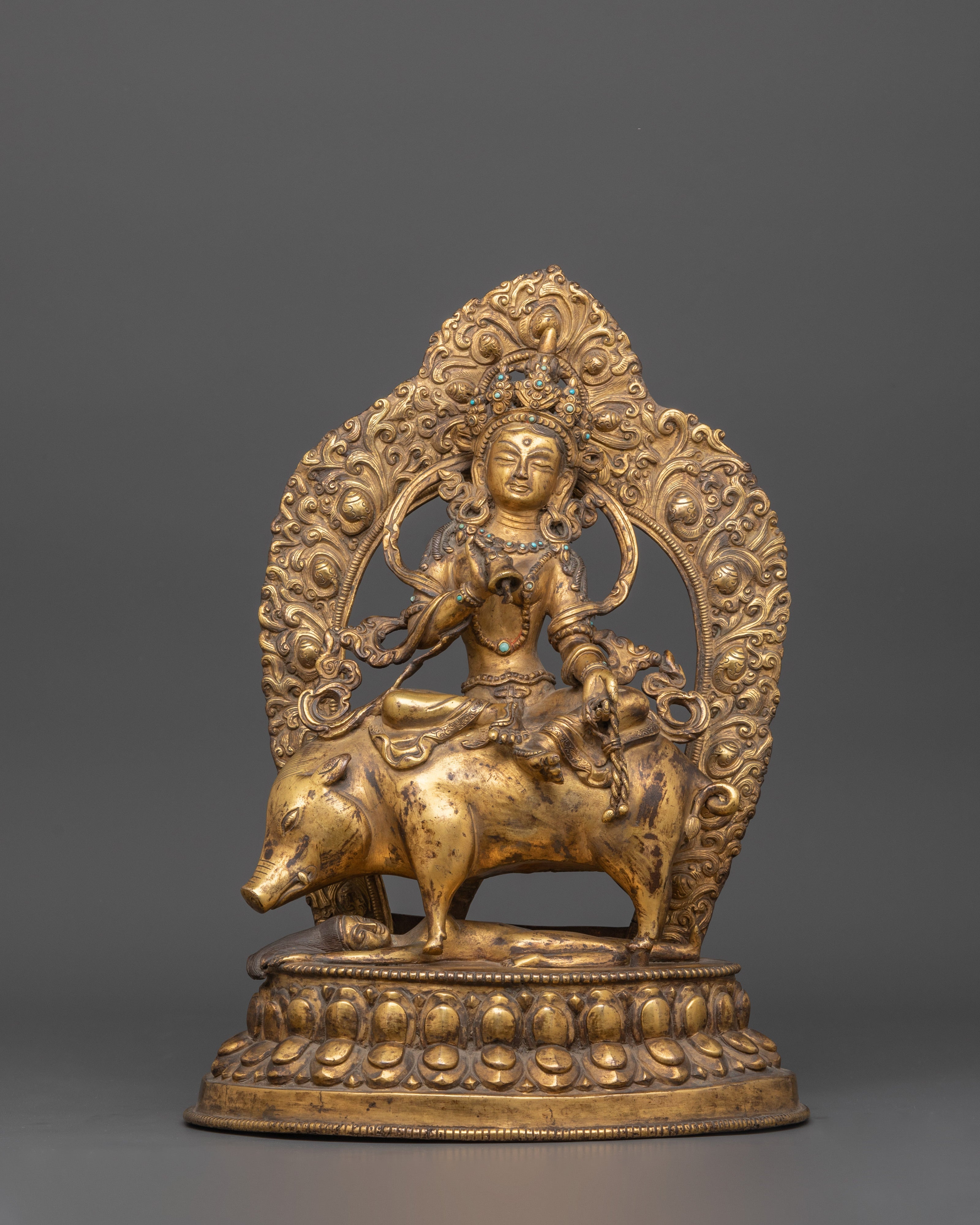 Antique Gold Marichi Statue