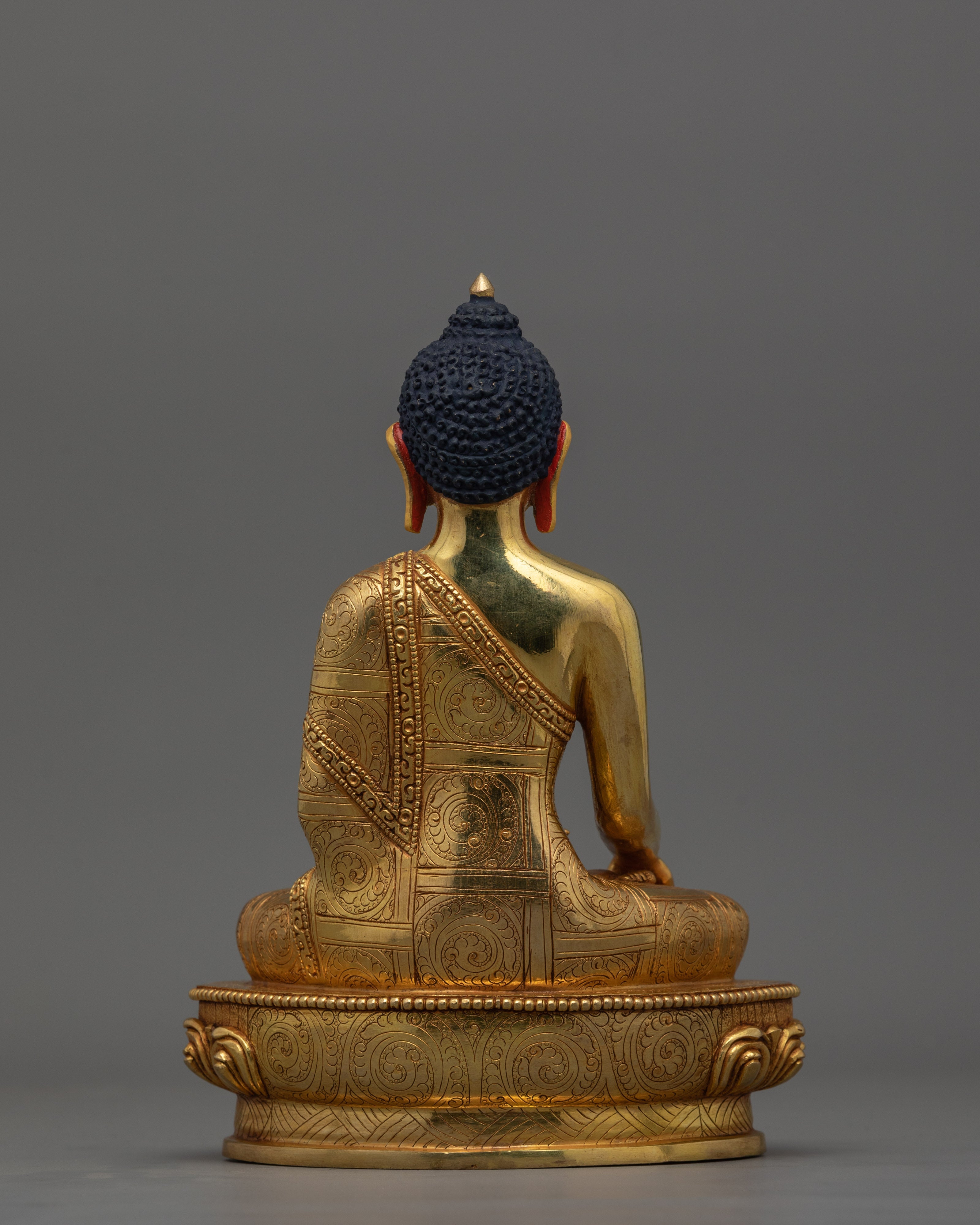 8.7 Inch Tibetan Buddhist Figure Shakyamuni | Dharma Teacher Artwork