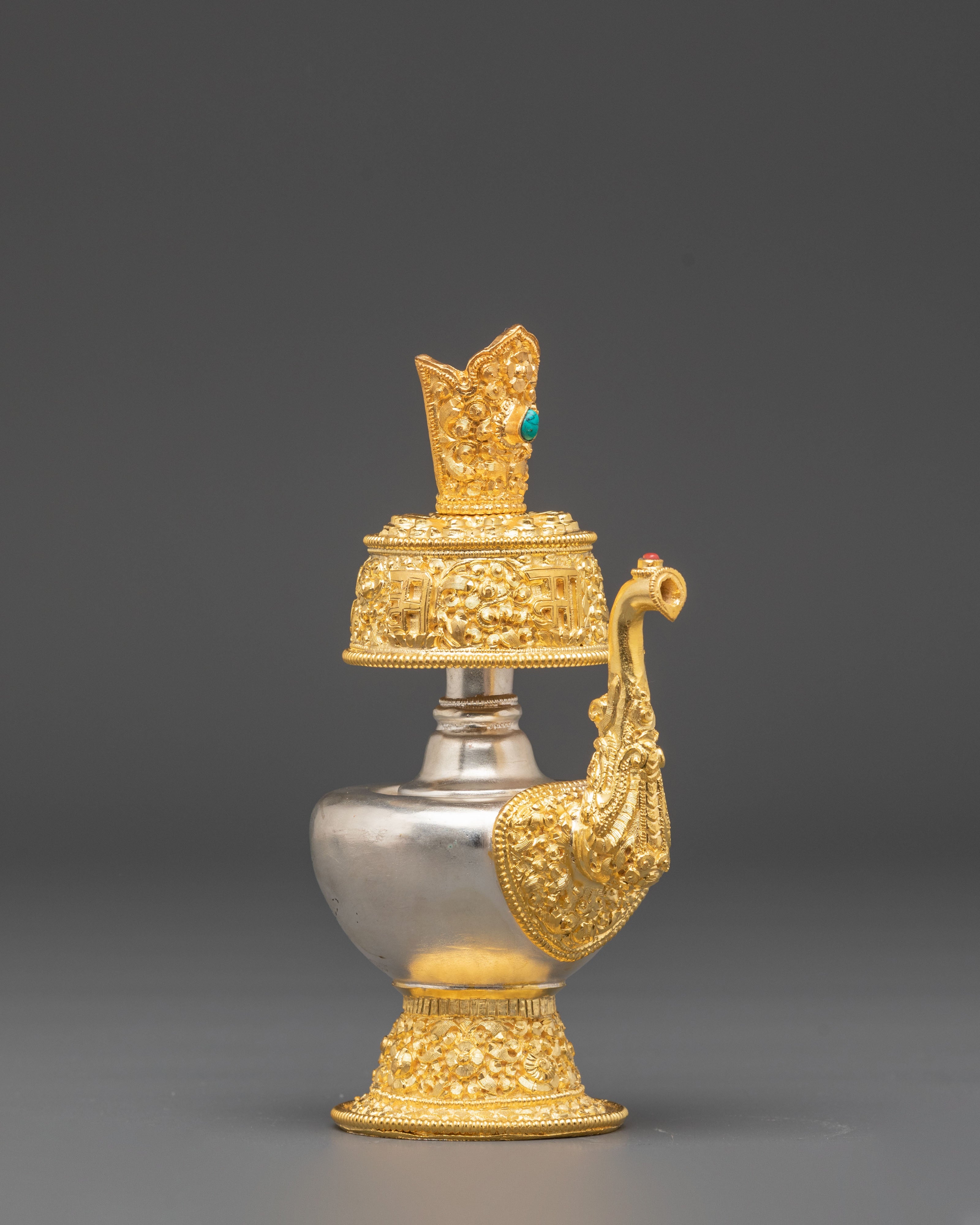 Himalayan Bhumba Pair | Tibetan Buddhist Water Offering Vases