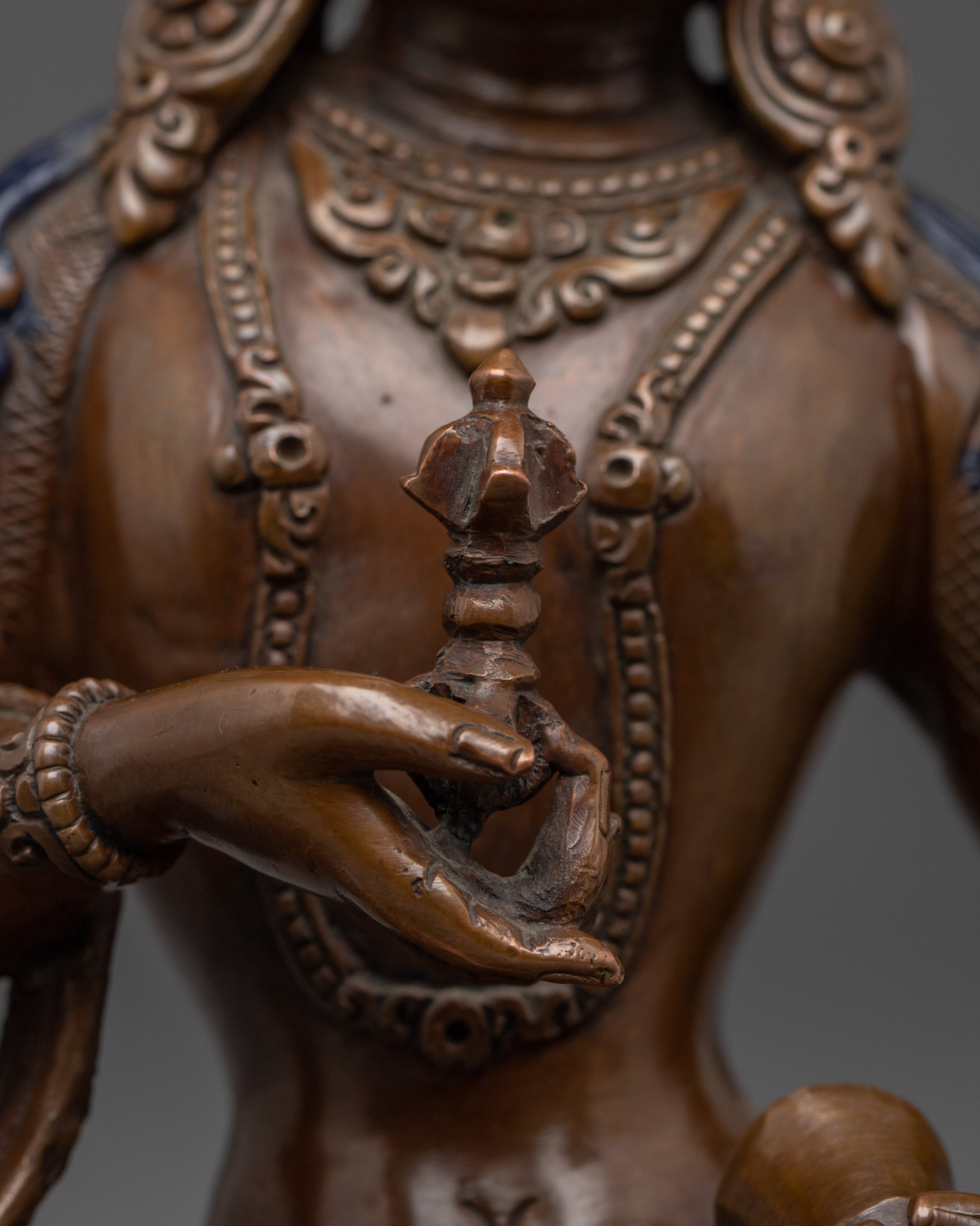 Oxidized Dorje Sempa Statue | Vajrasattva - Embodiment of Purity