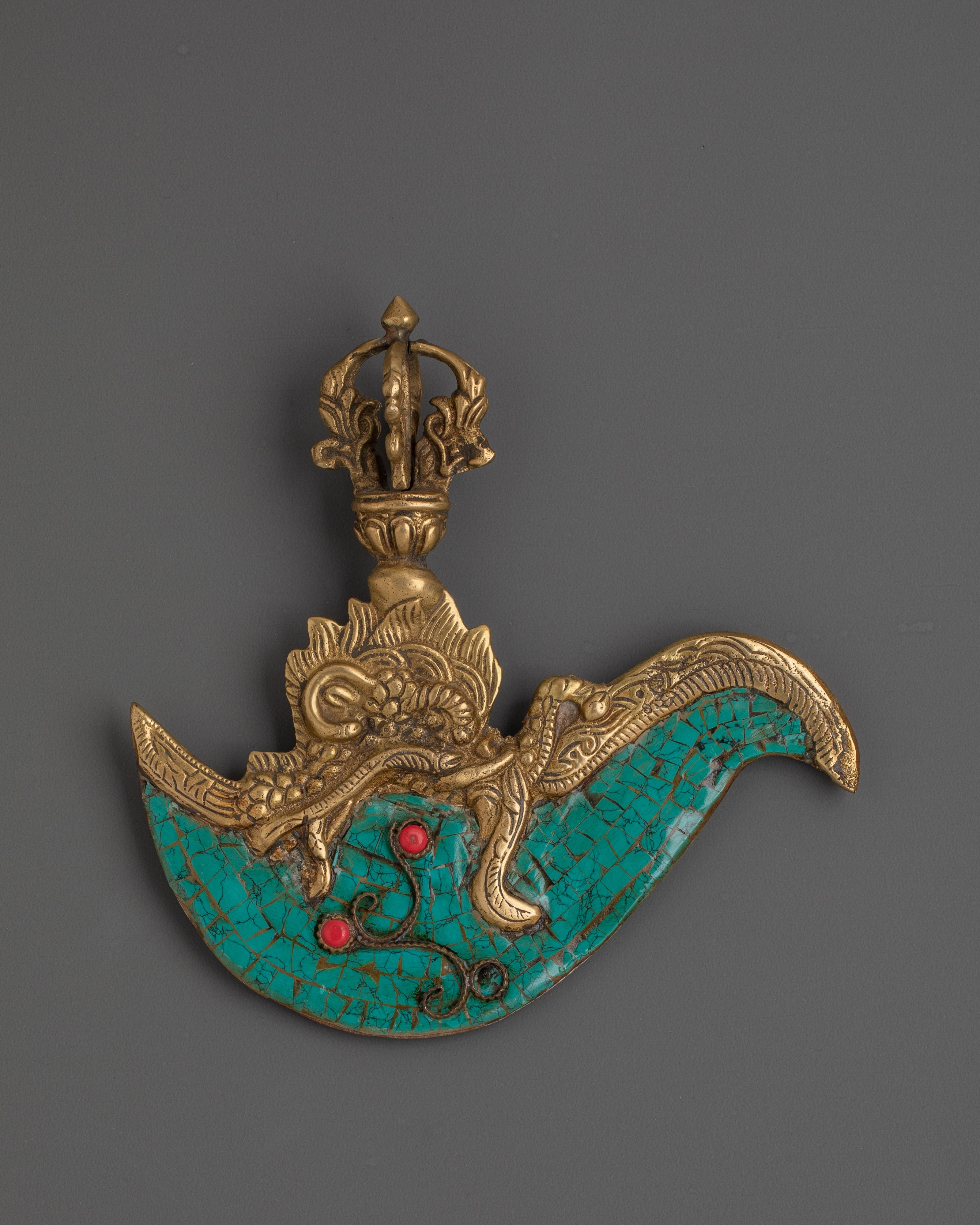 Tibetan Brass Kartika Knife