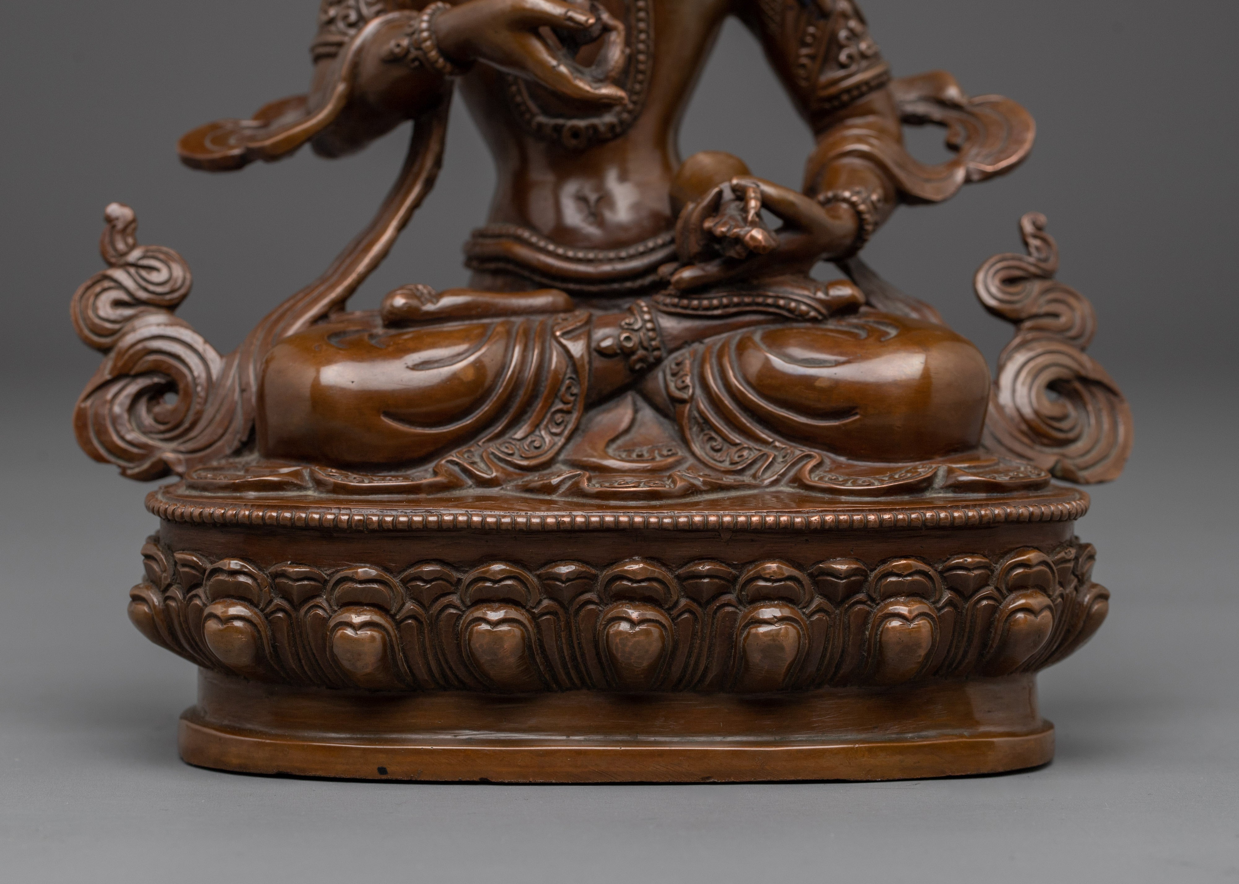 Oxidized Dorje Sempa Statue | Vajrasattva - Embodiment of Purity