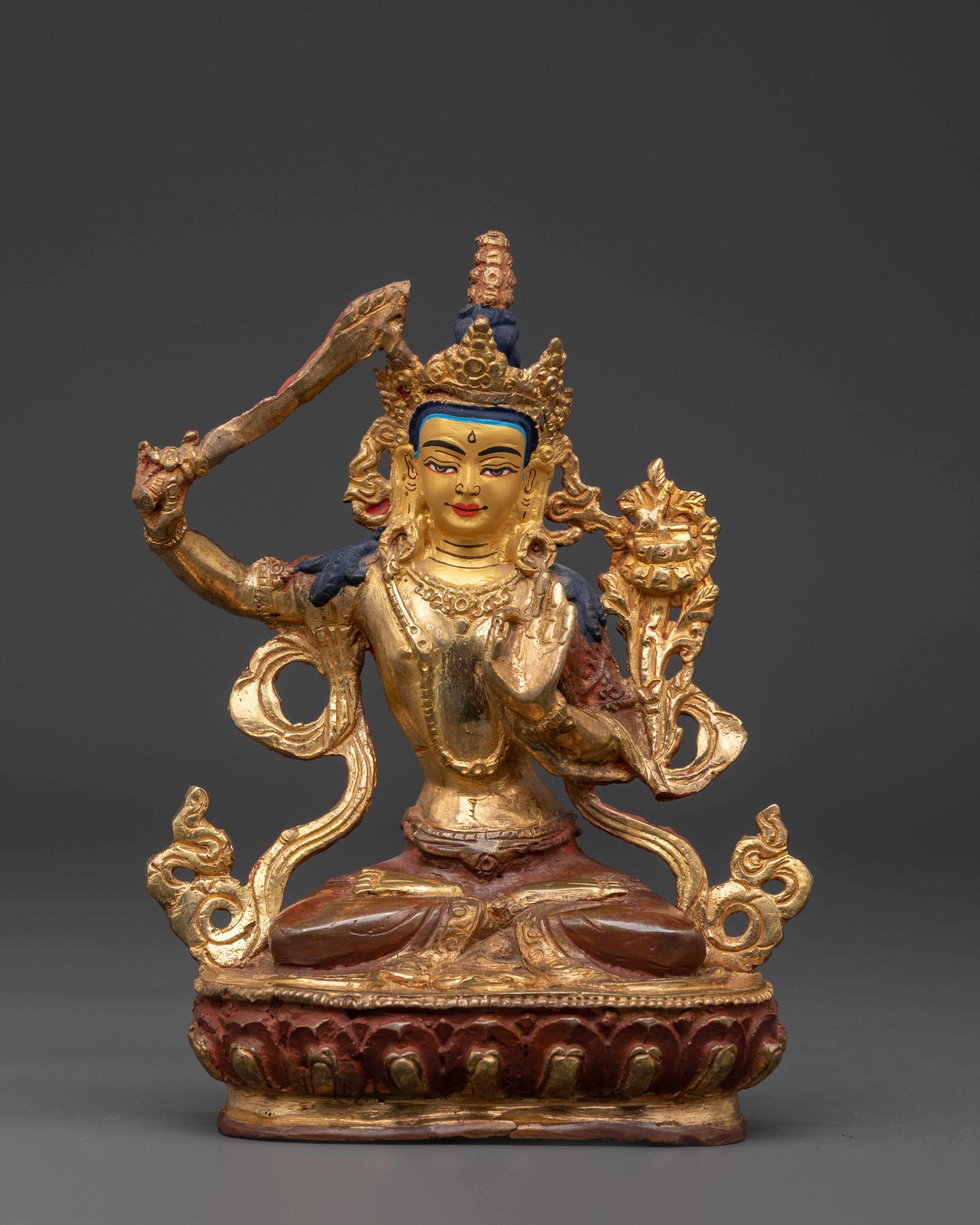 Manjushri Buddha figurine