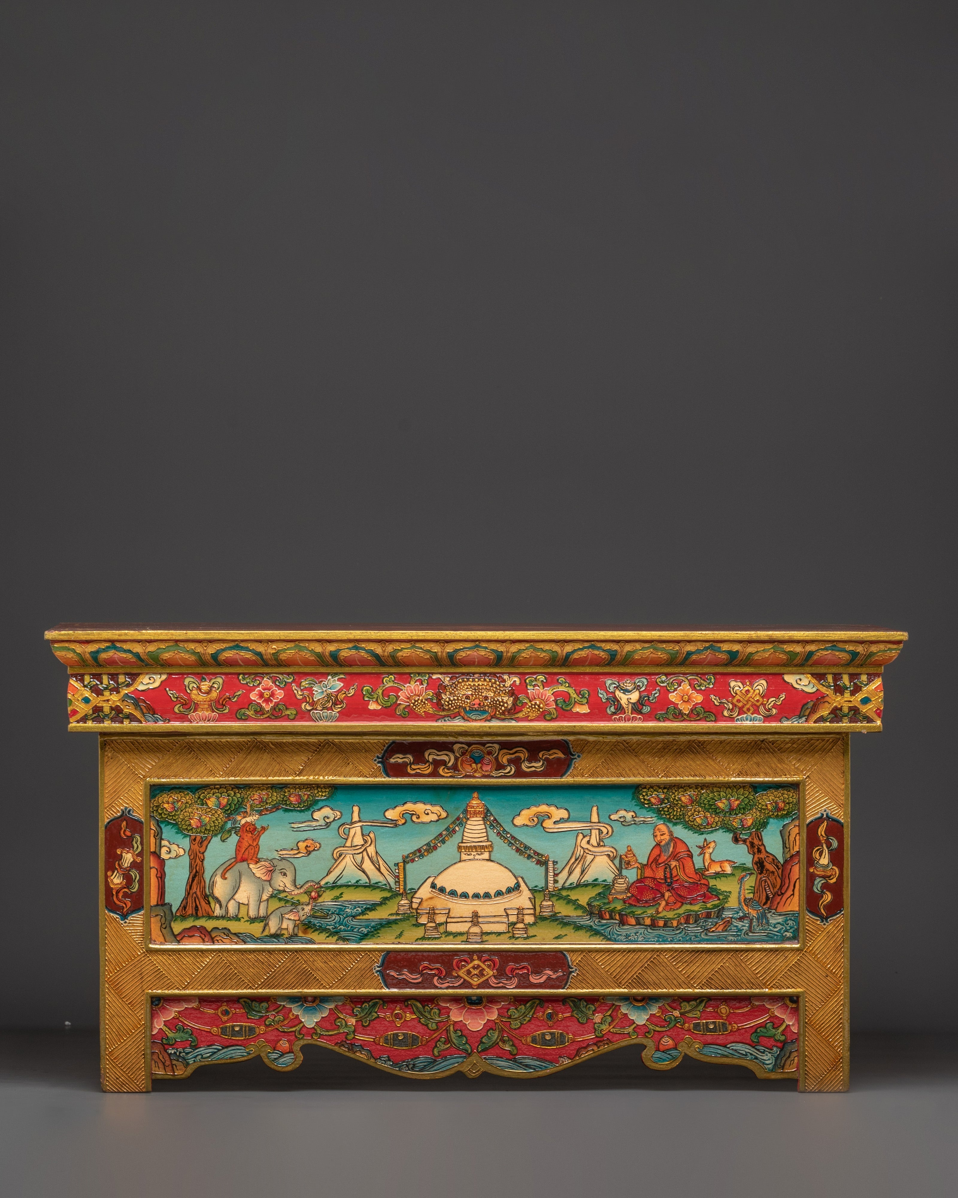 Handcrafted Tibetan Folding Table