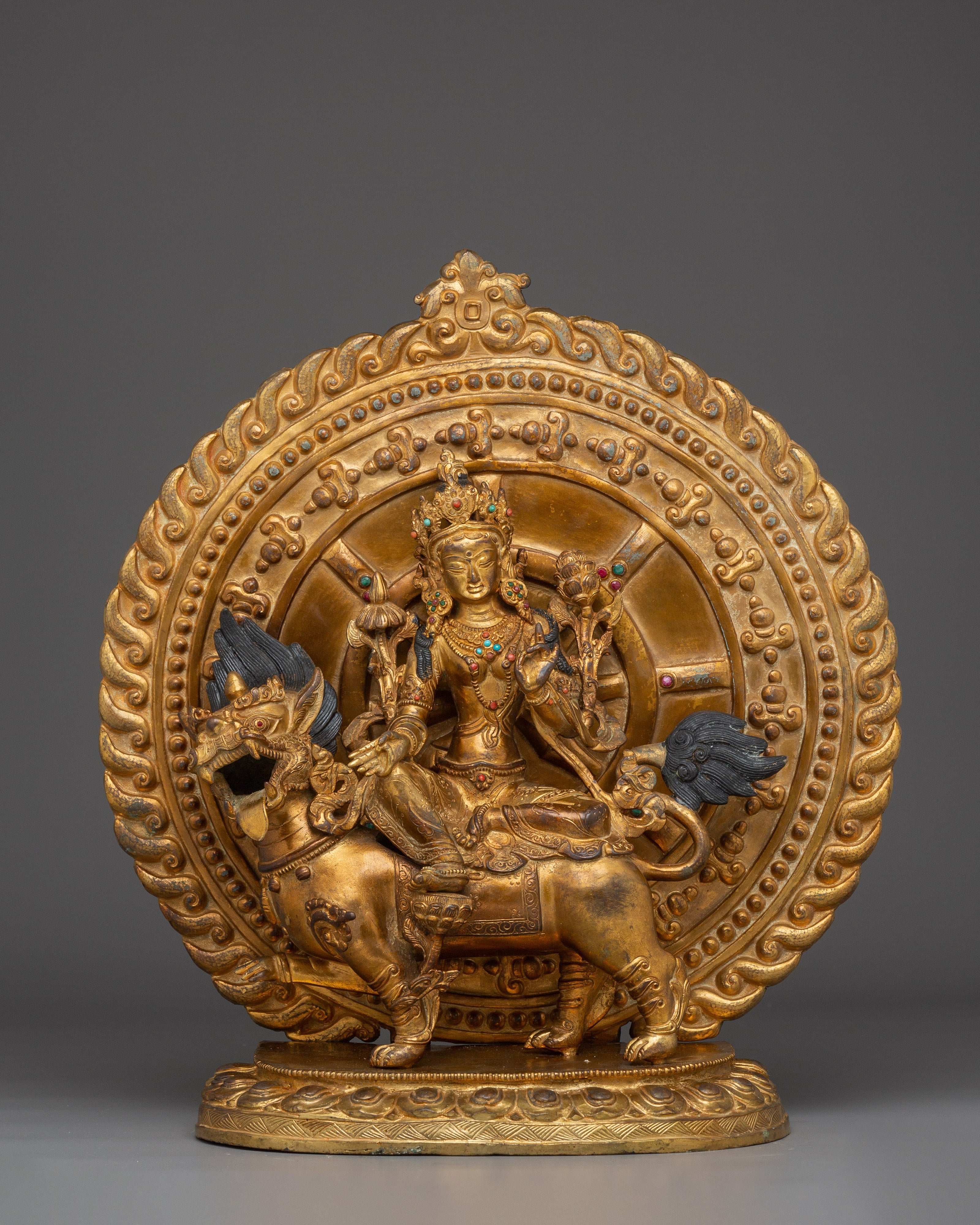 Divine Feminine Green Tara Goddess Sculpture | Symbol of Compassion & Healing Energy