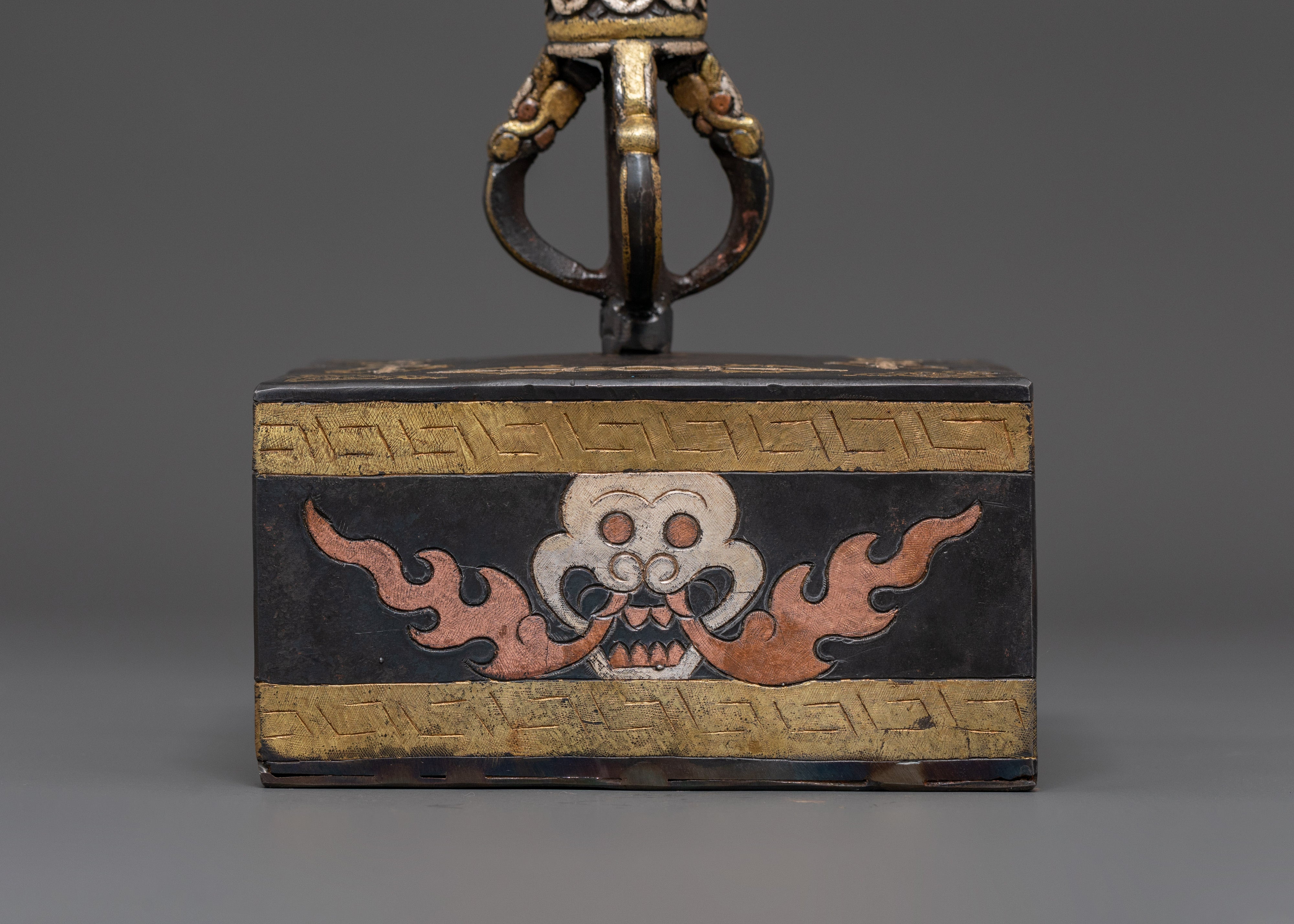 Trishul with Phurba | Ritual Weapon for Tantric Practices