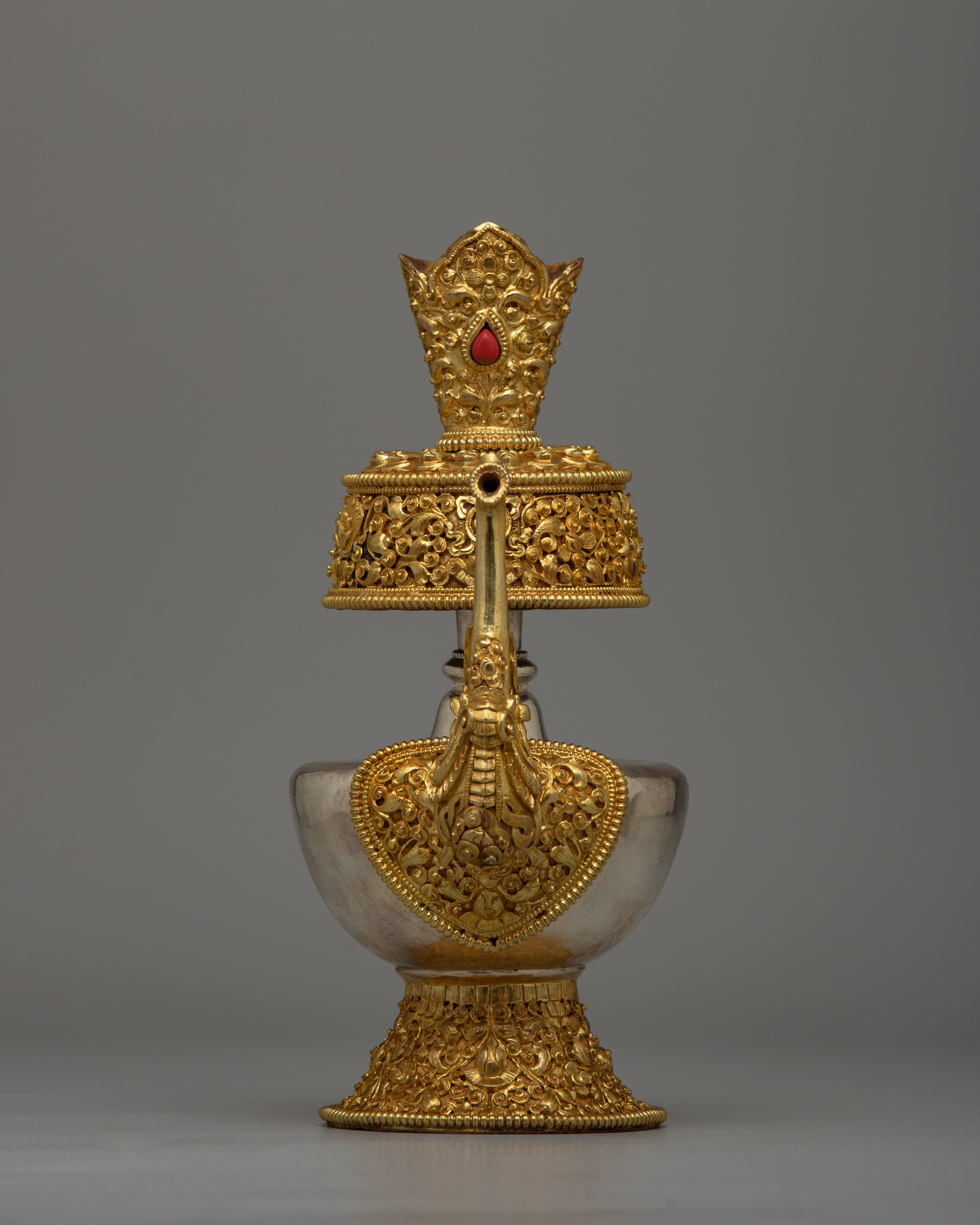 Cultural Gold and Silver Bhumba Artifact