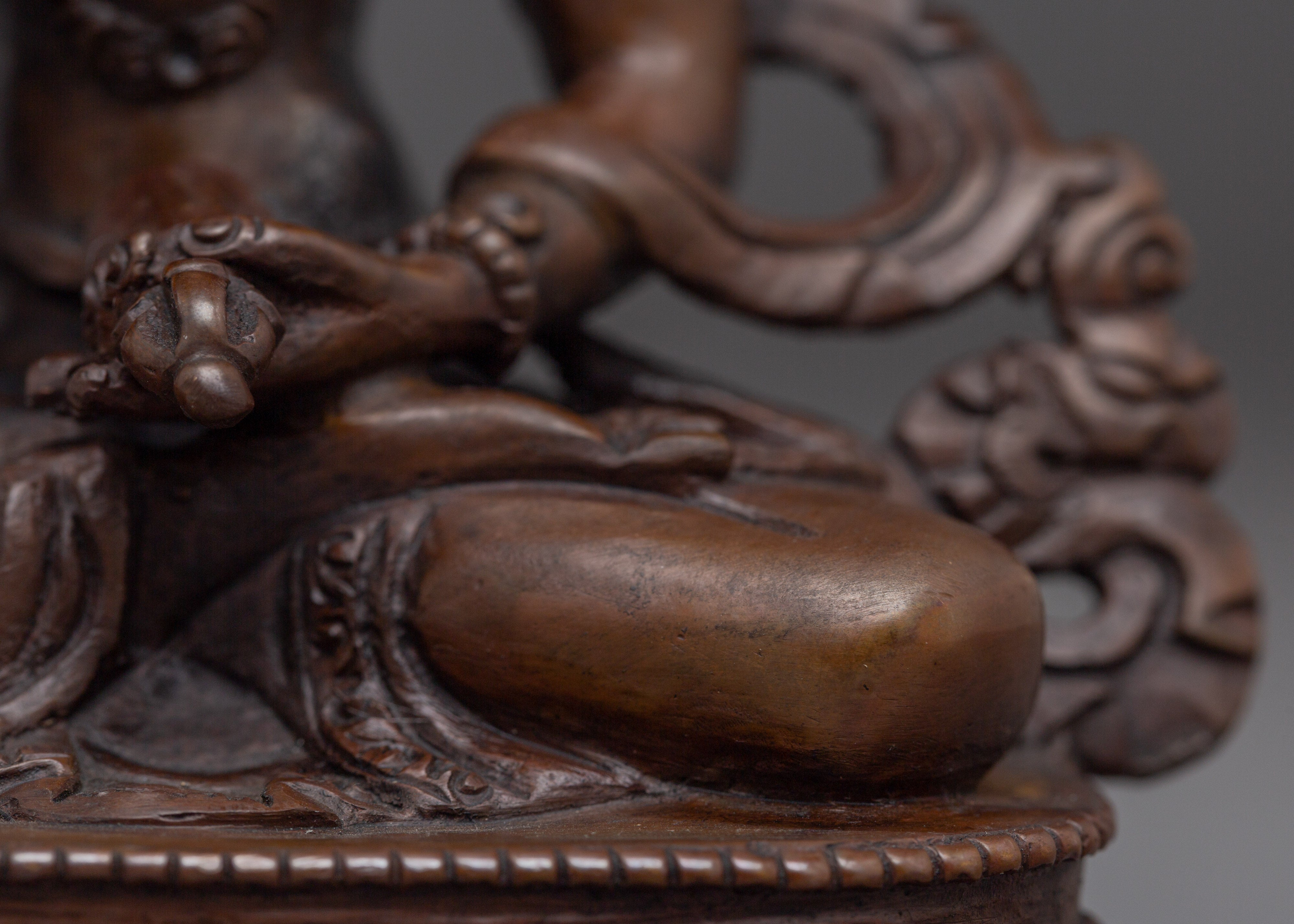 Oxidized Vajrasattva Decor Statue | Dorje Sempa - Purification Deity