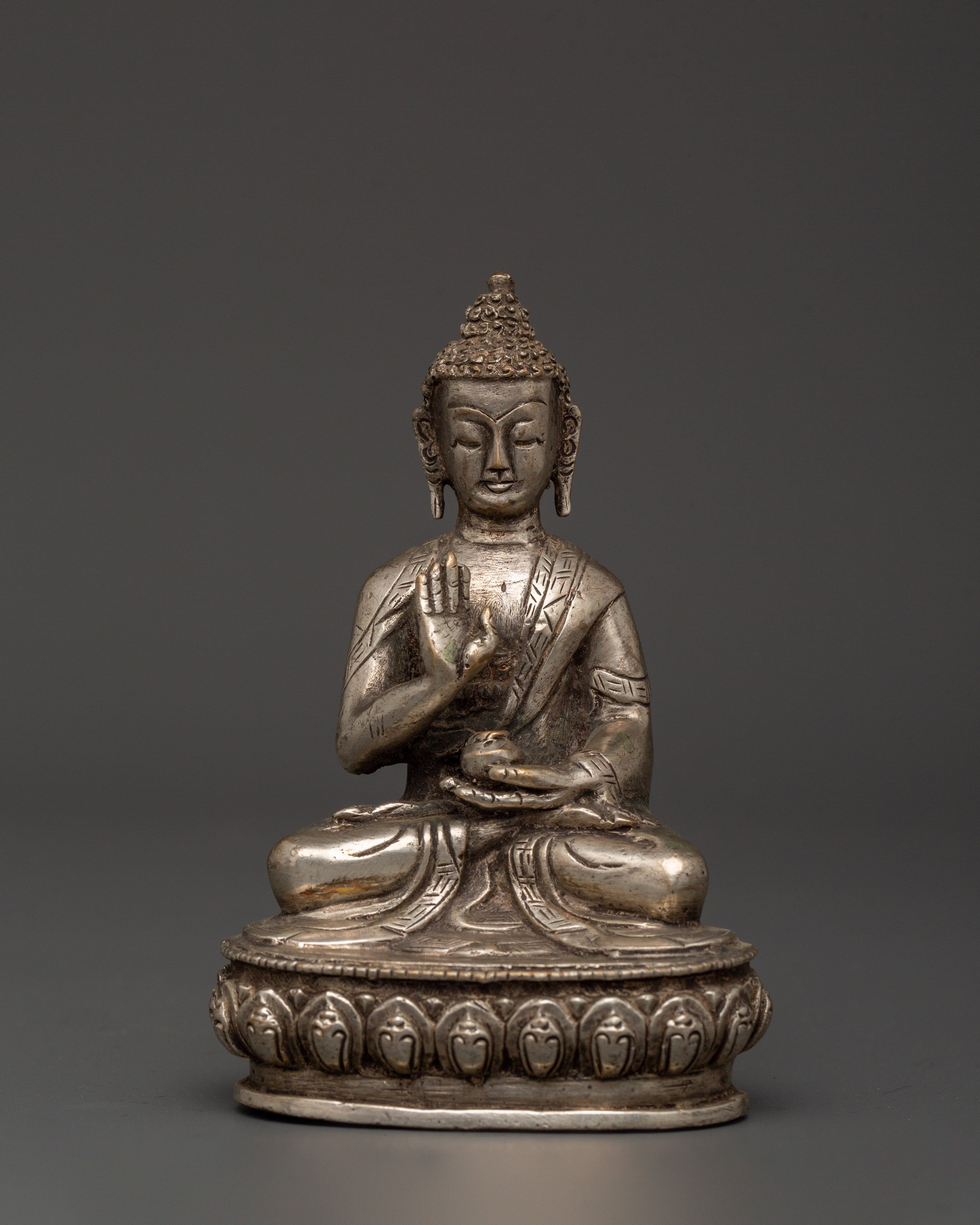 Handmade Amoghasiddhi Buddha Statue