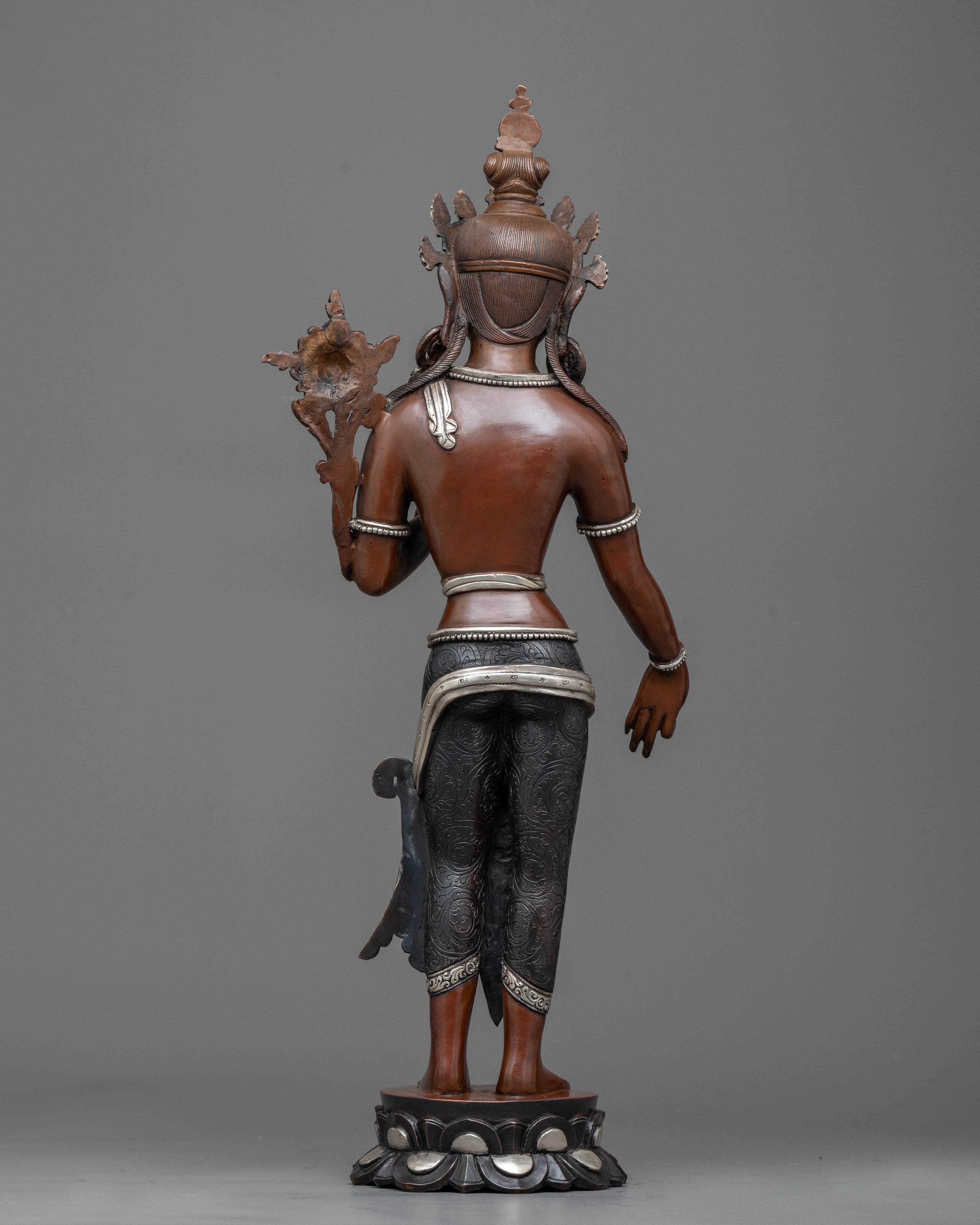 Seraphic Standing Green Tara Statue | Experience Divine Grace