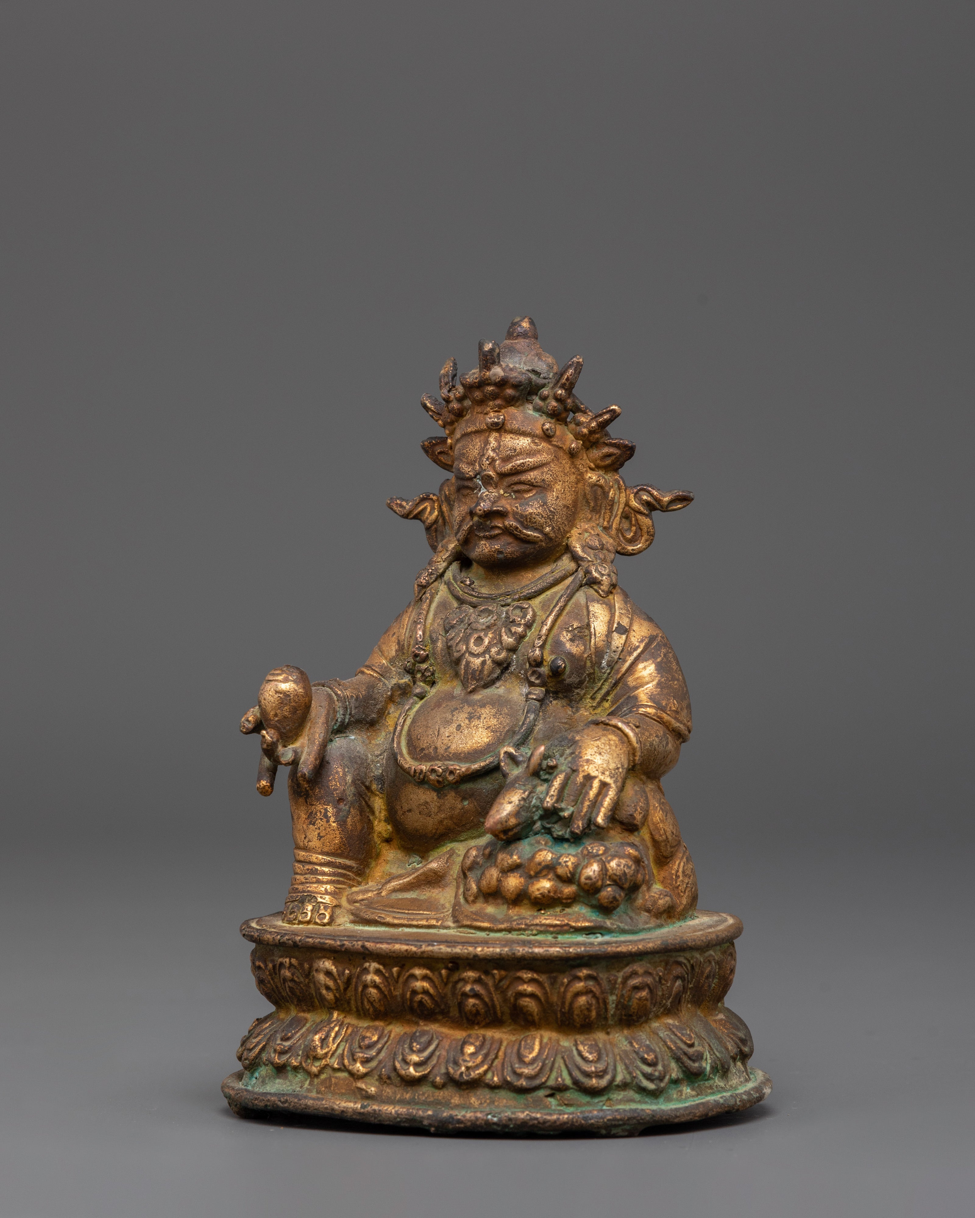 Copper Statue of Dzambhala | Statue for Prosperity and Blessings