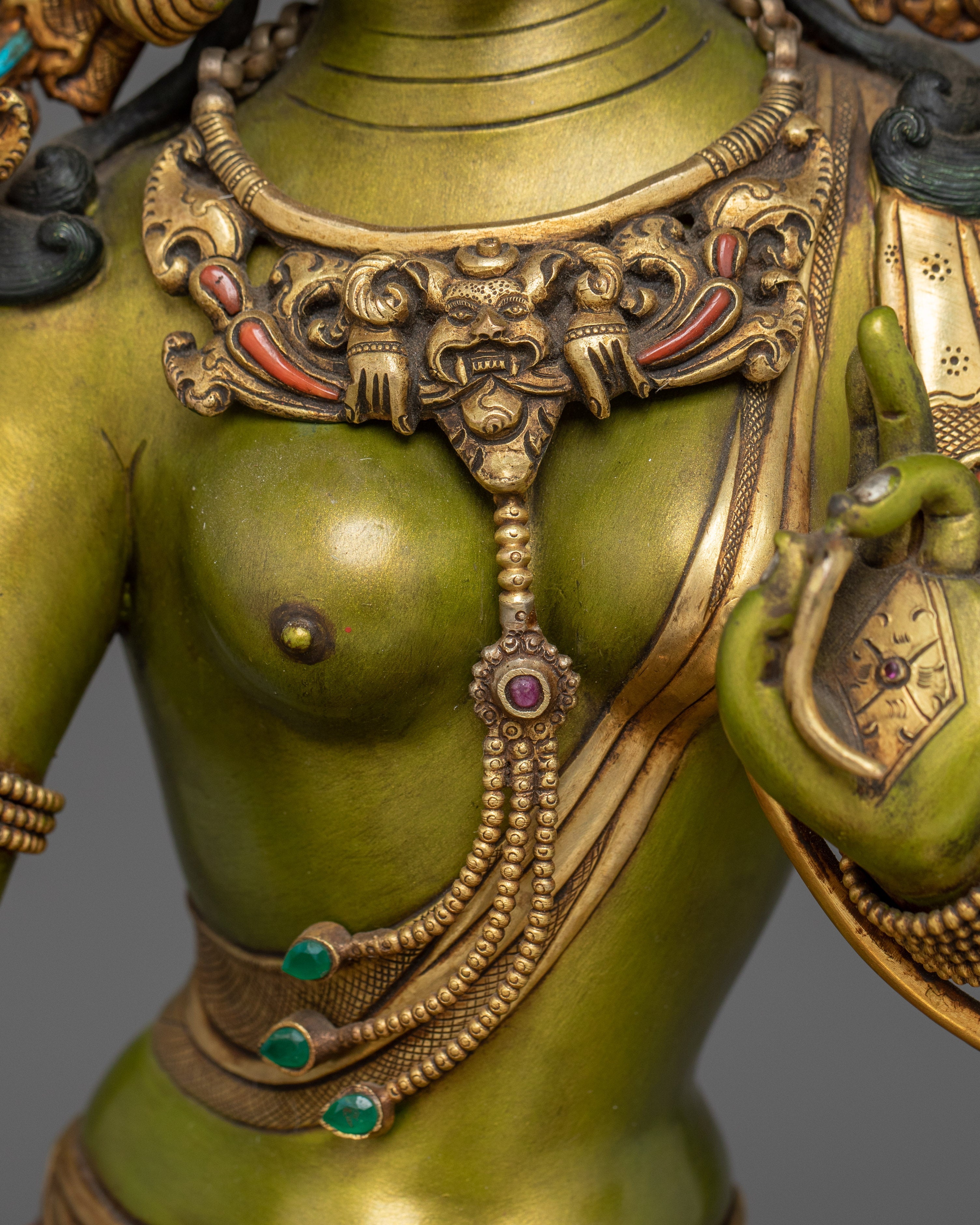 Magnificent Green Tara Statue | Shyama Tara - Mother of All Buddhas