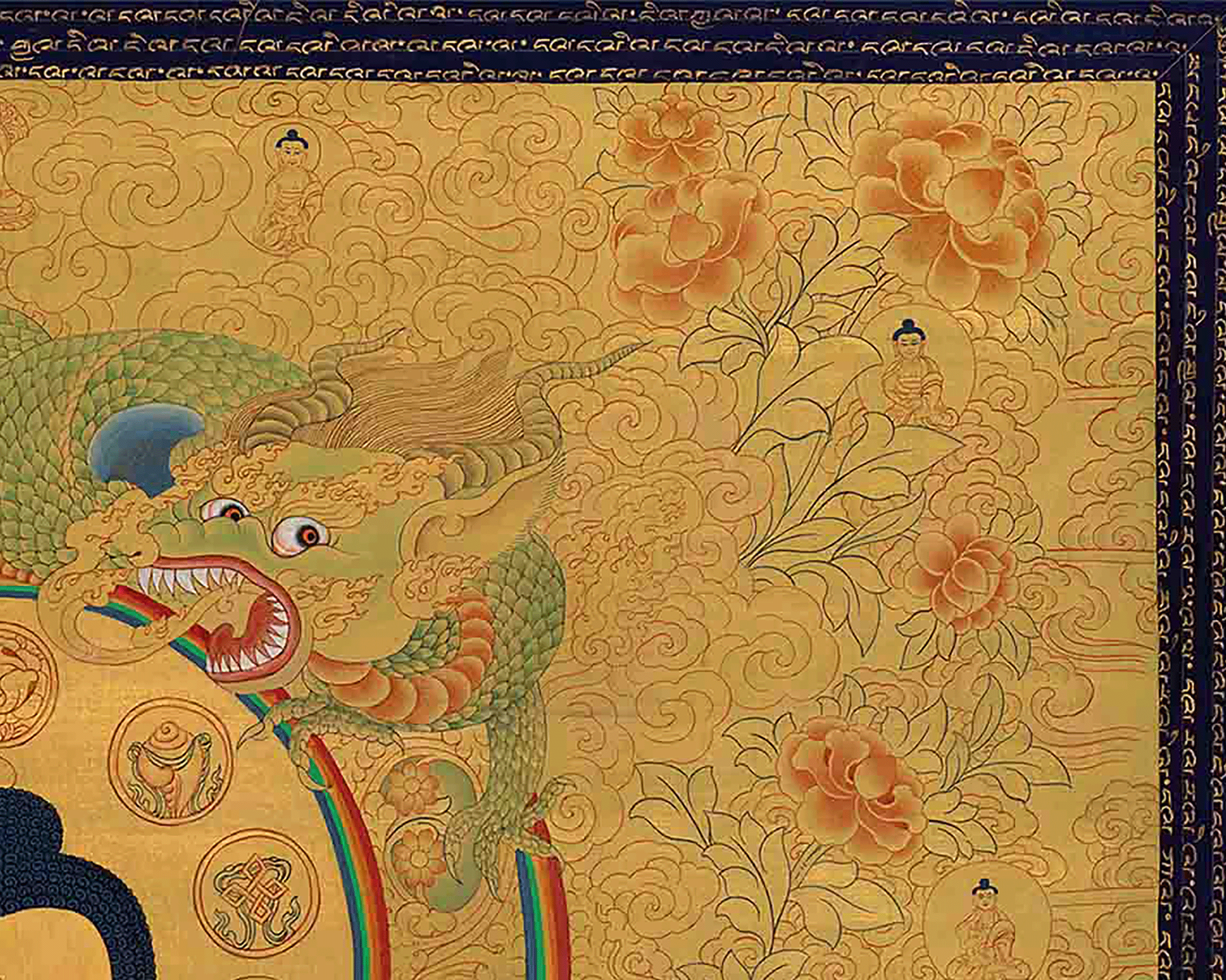 Buddha Shakyamuni Kadampa | Meditation Art| Traditional Wall Decor