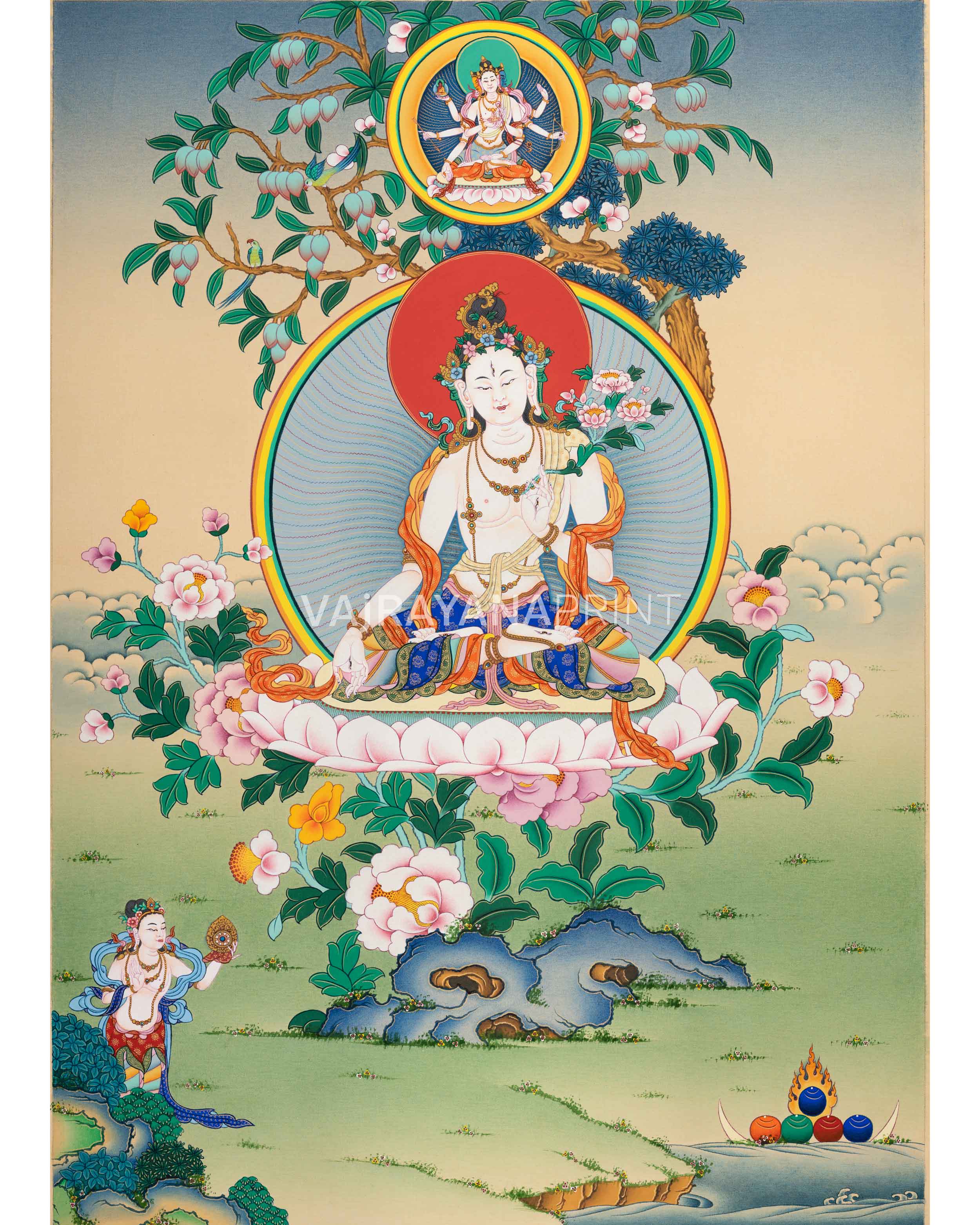 White Tara Wall Art