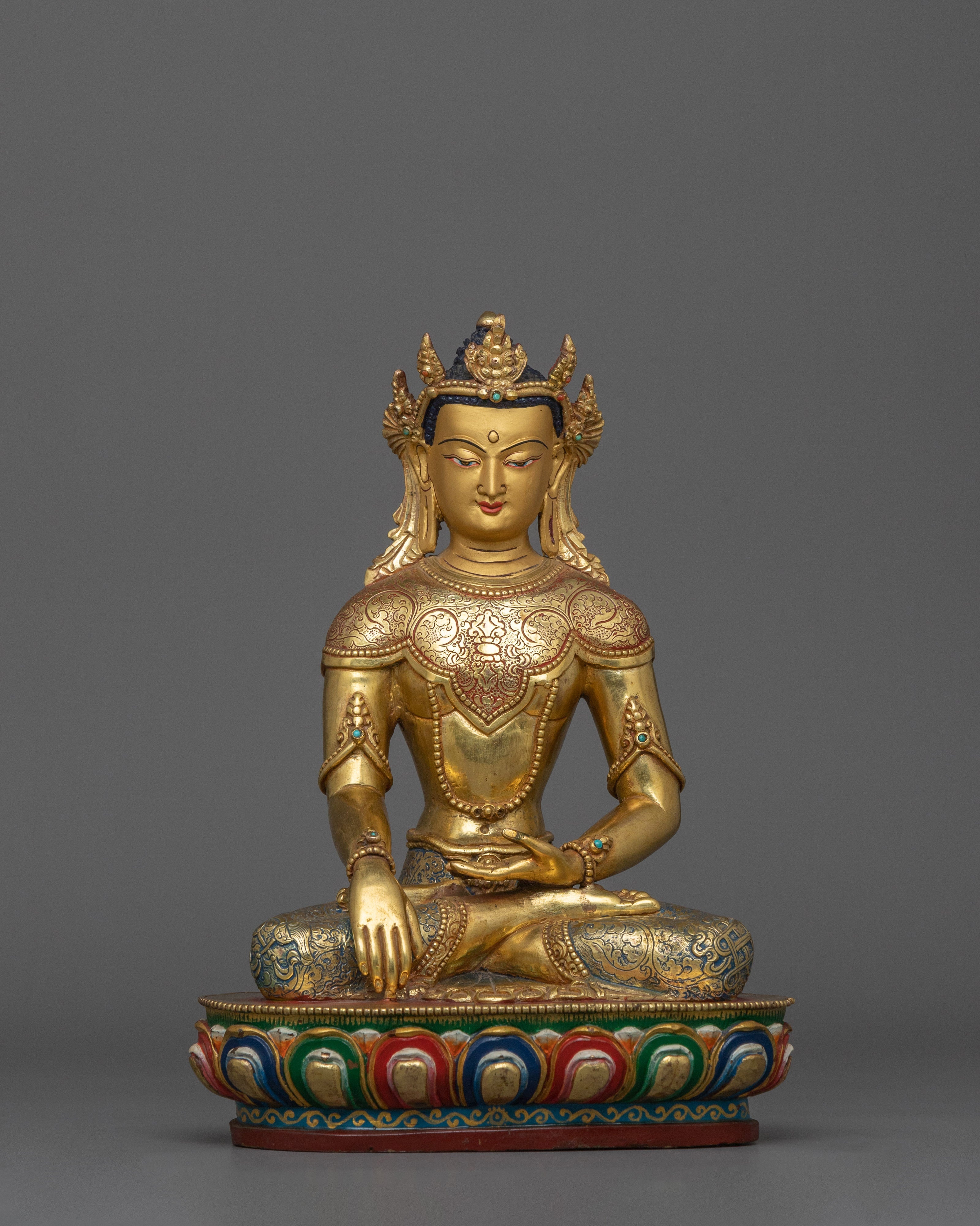 himalayan-figurine-of-crown-shakyamuni-buddha