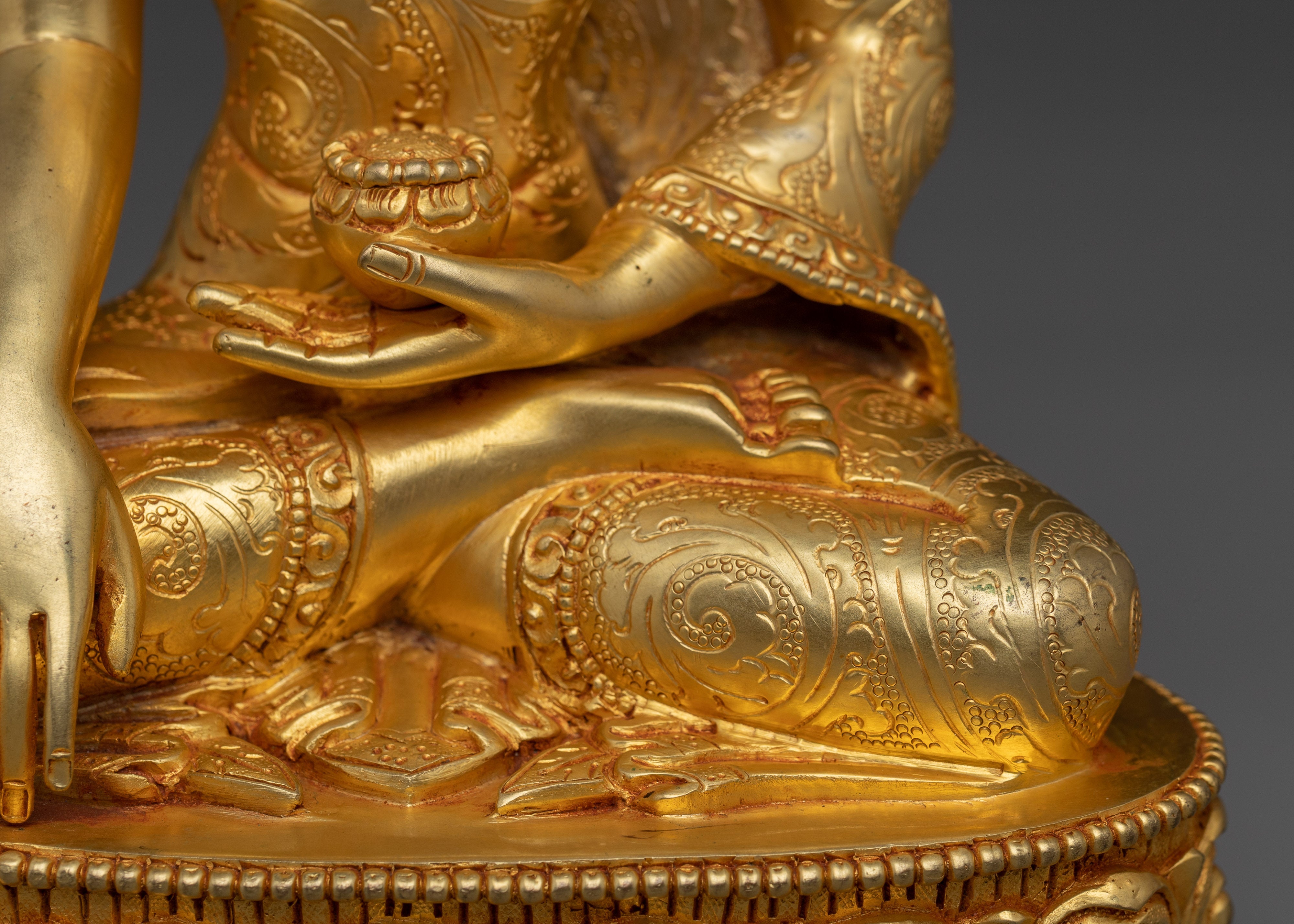Tibetan Shakyamuni Sculpture | Handcrafted Artwork