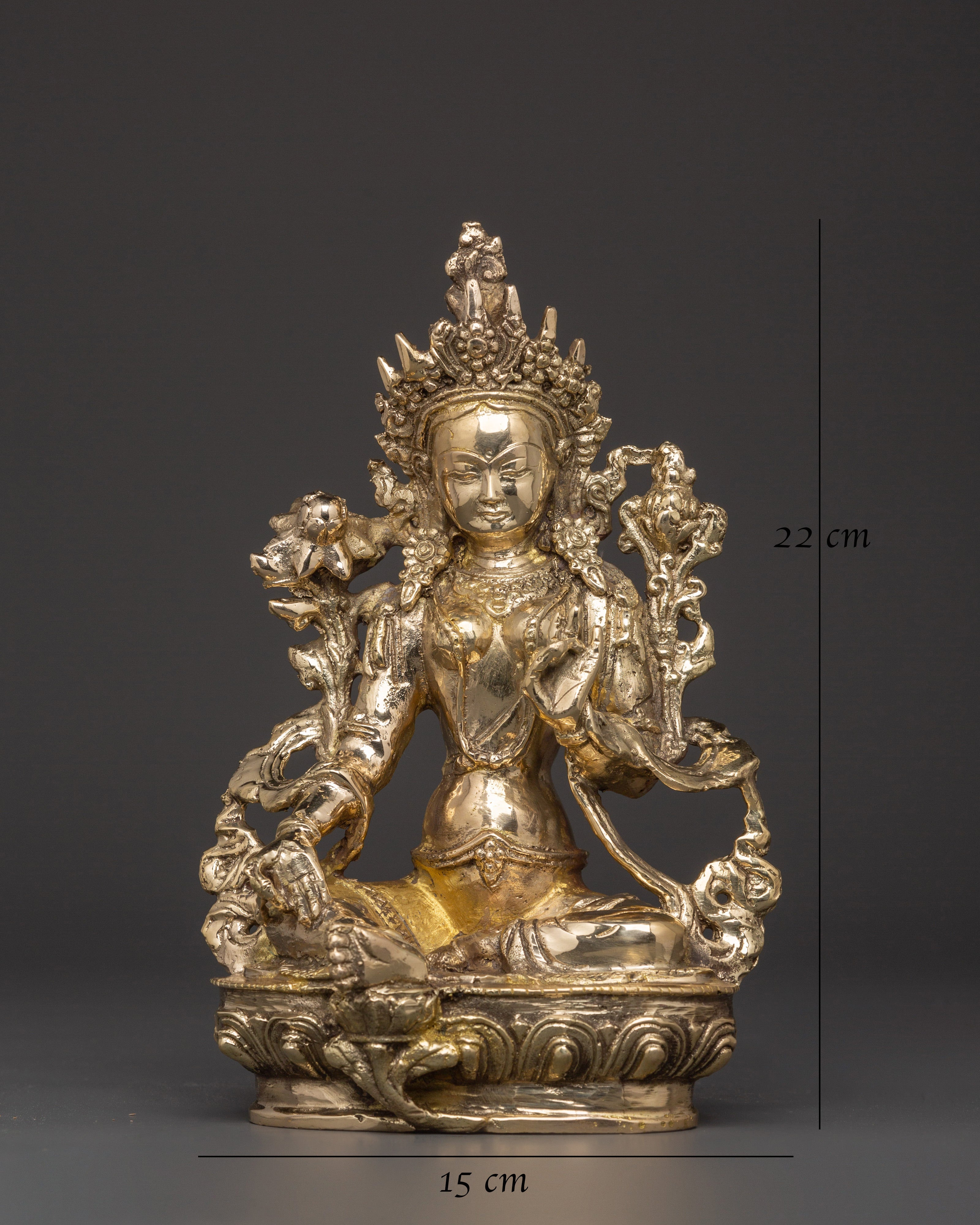 Green Tara Swift Liberator Figurine | Green Tara Statue For Healing