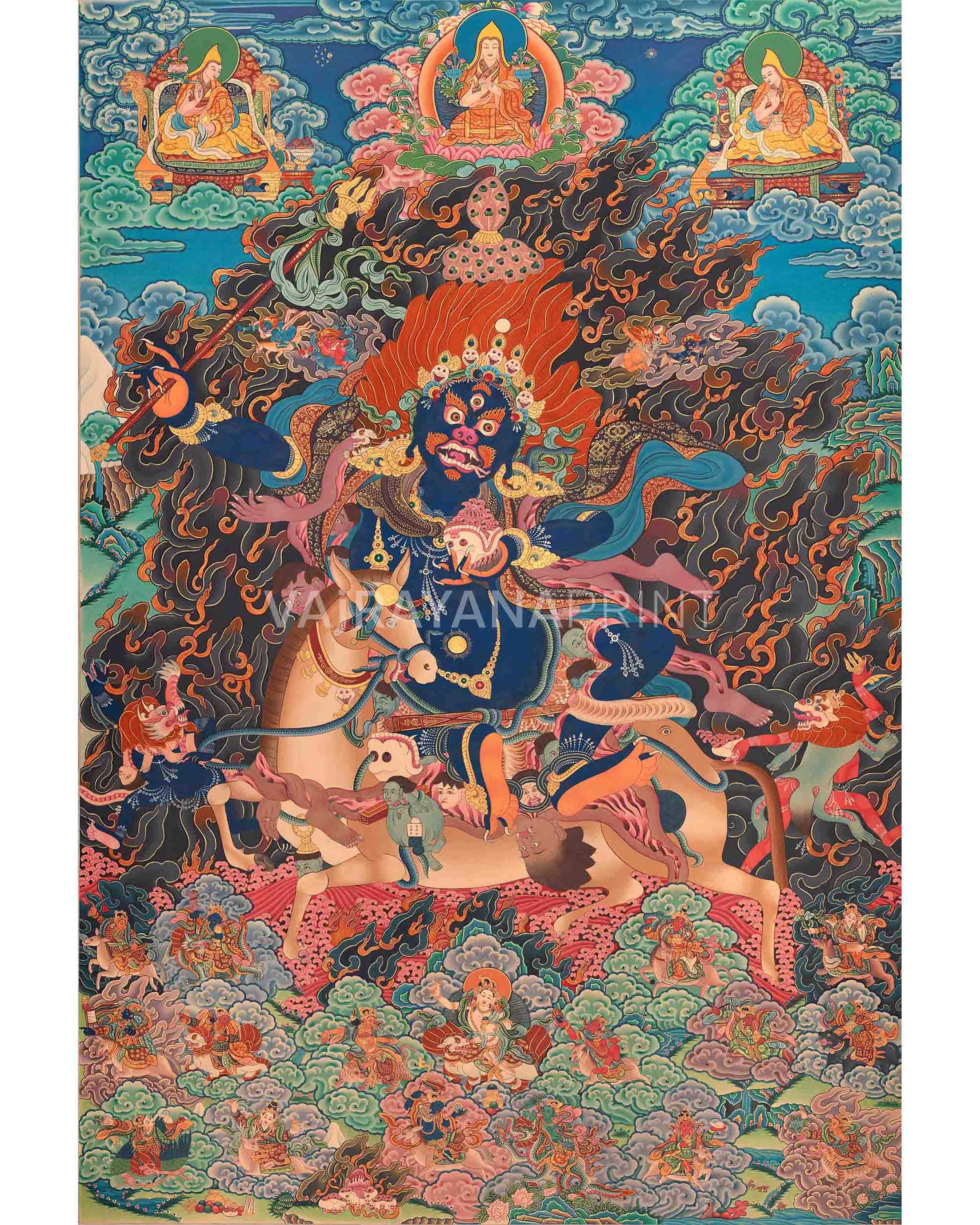 Palden Lhamo Thangka Print