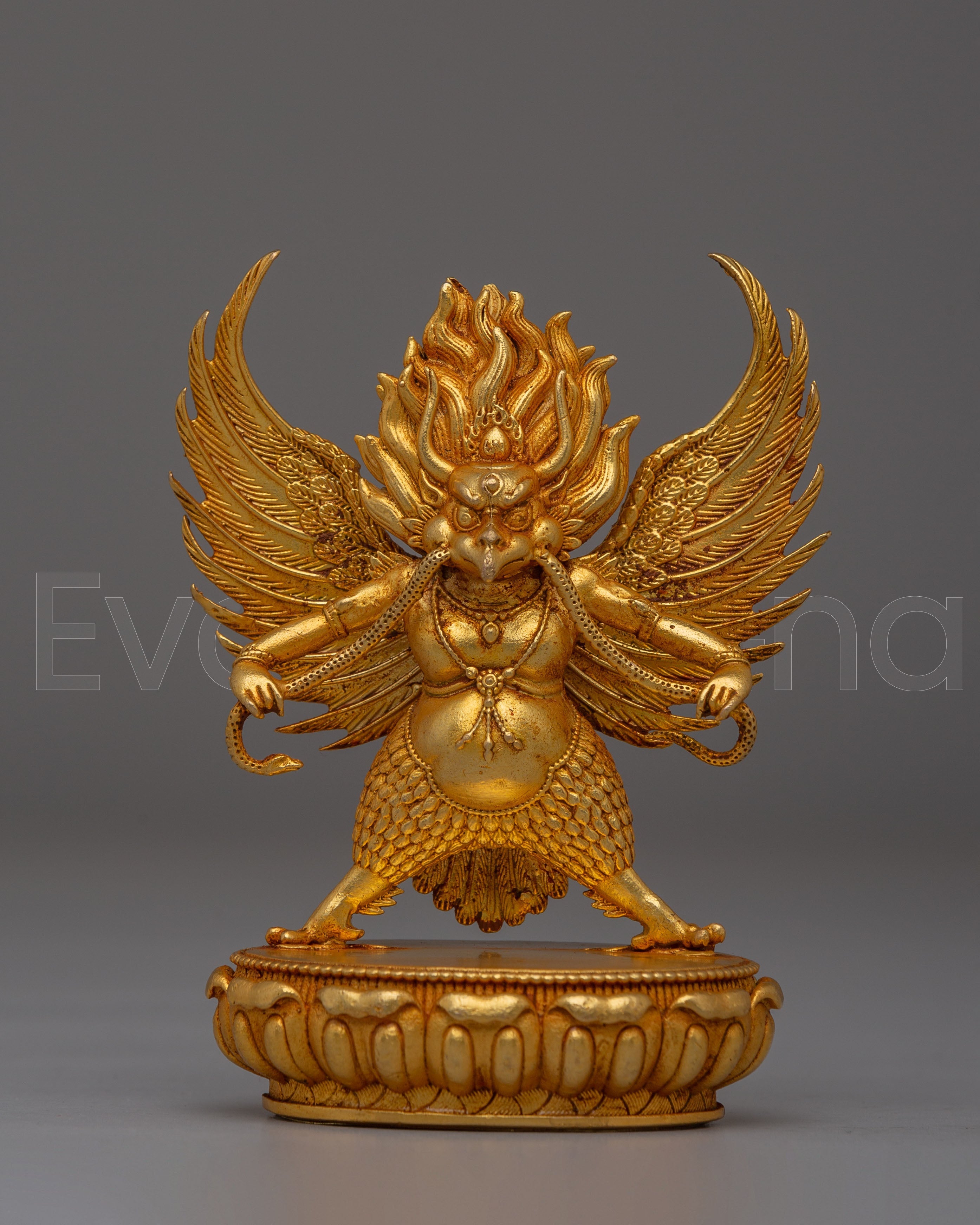 Garuda Handcrafted Buddhist Statue | The Supreme Protector Deity