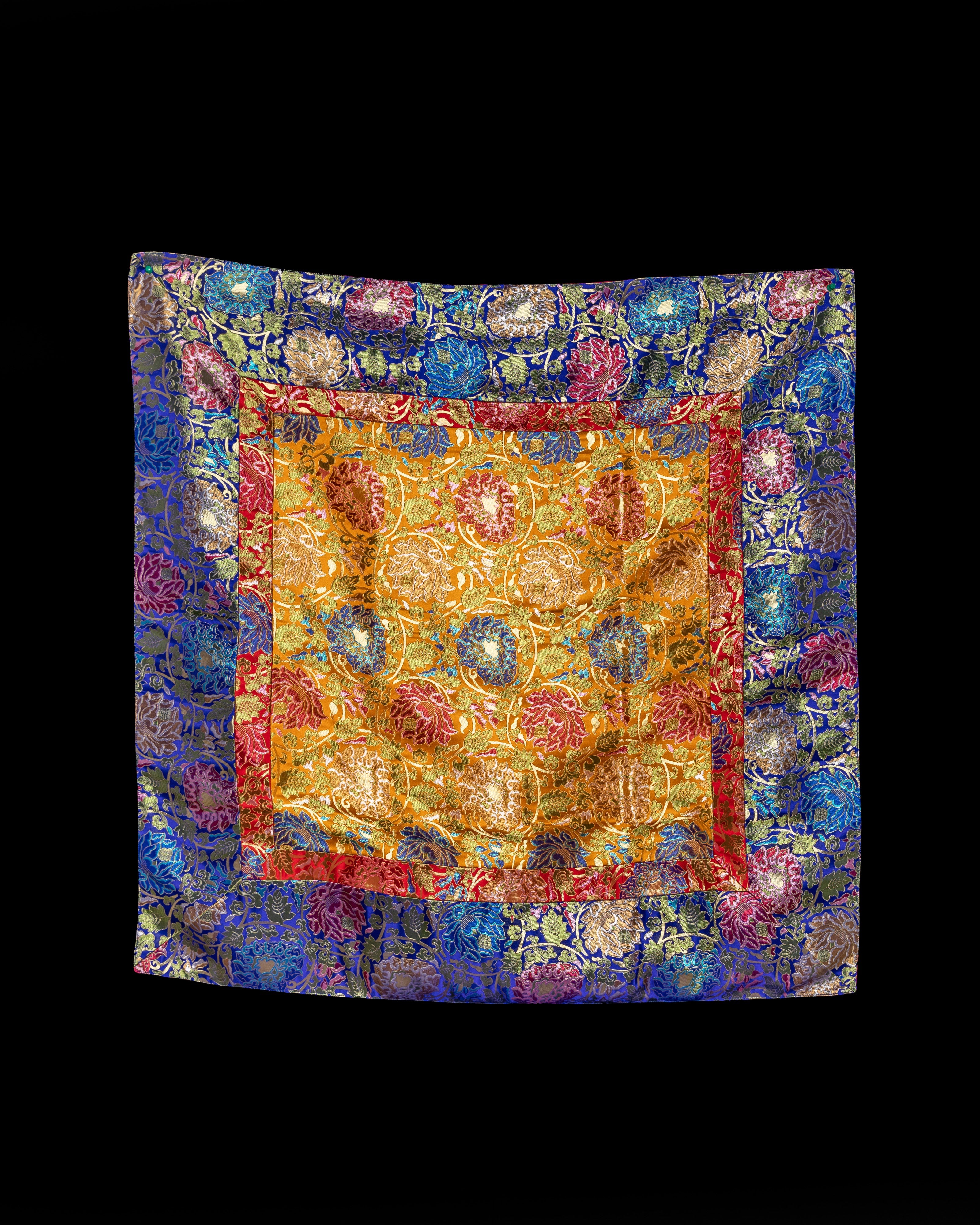 Silk Fabric Table Cloth | Traditional Tibetan Decor