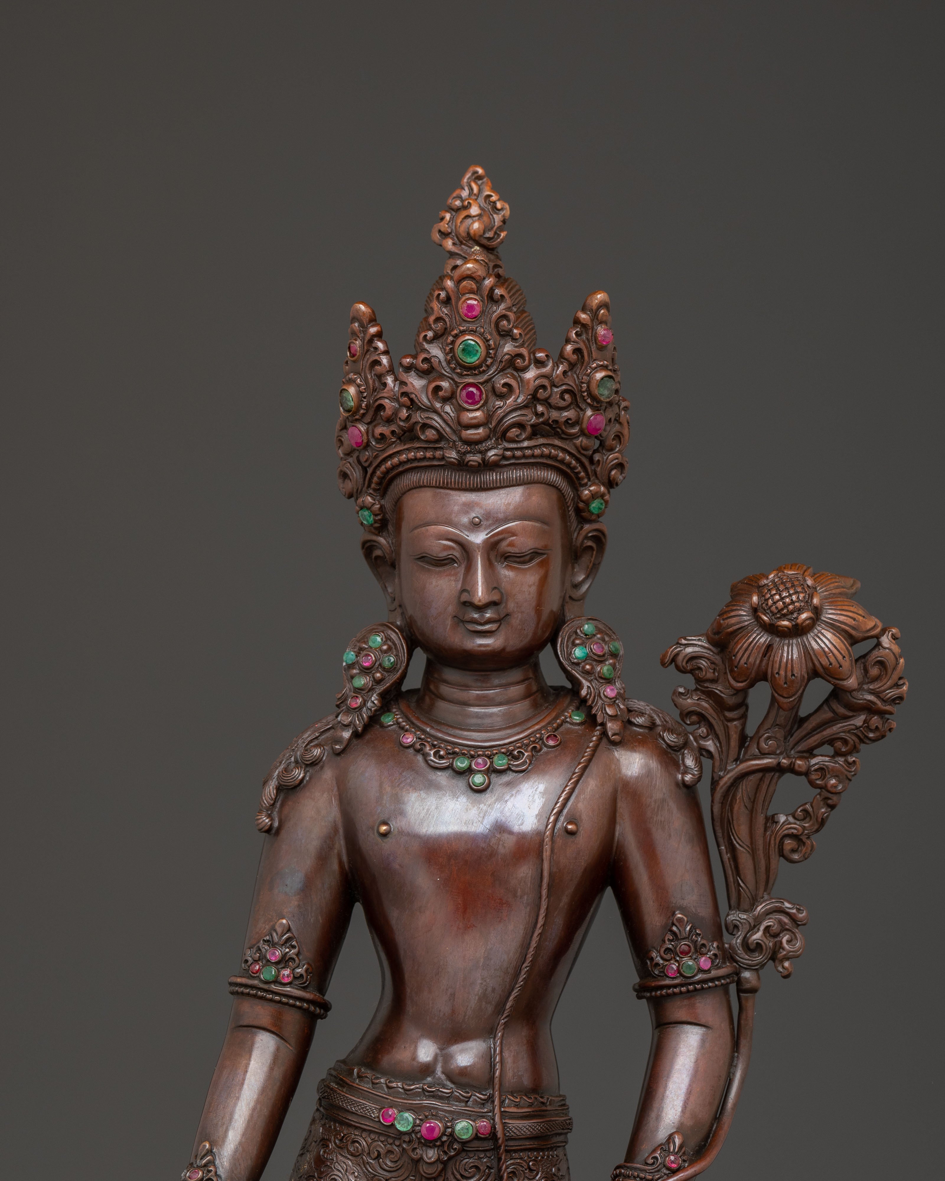 Himalayan Sculpture of Lokeshwor | Symbol of Compassion and Purity