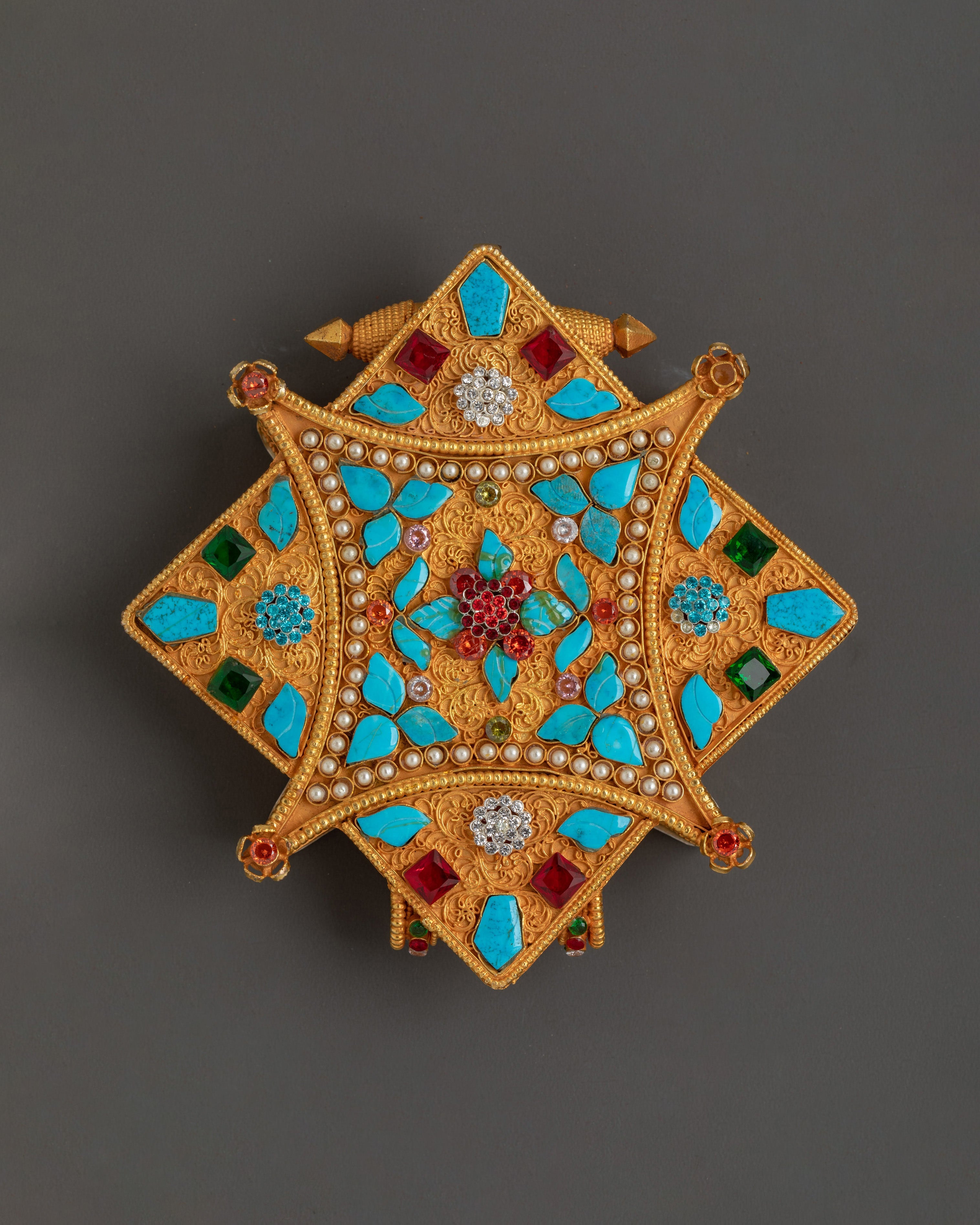 Sacred Buddhist Amulet Ghau Box