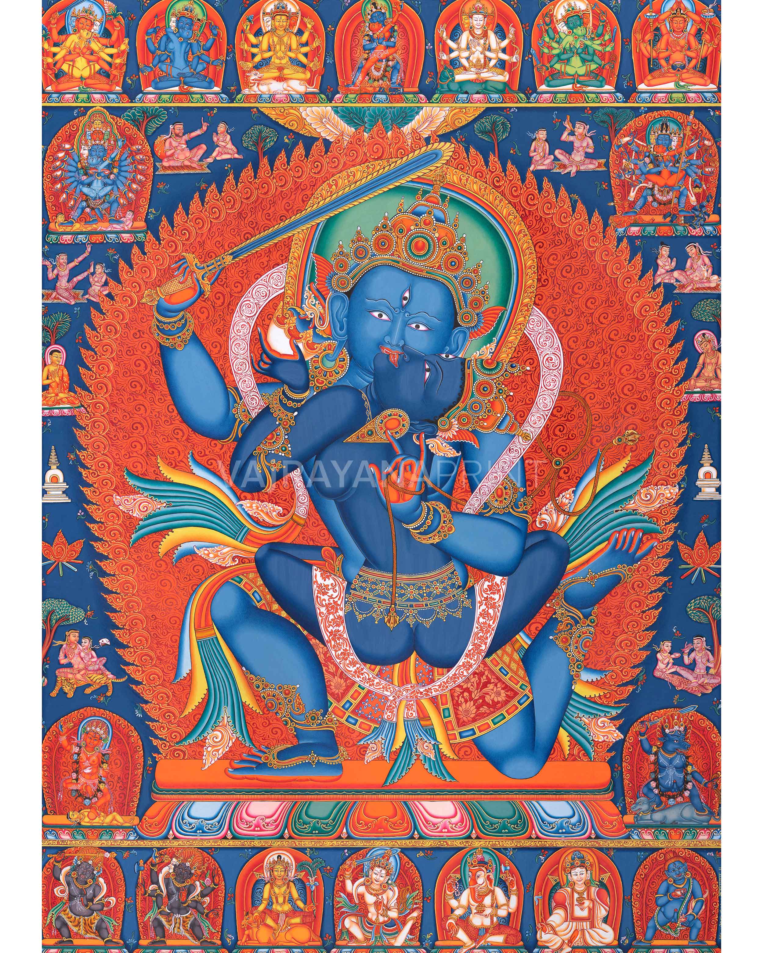 Chandra Maharoshan Thangka Print