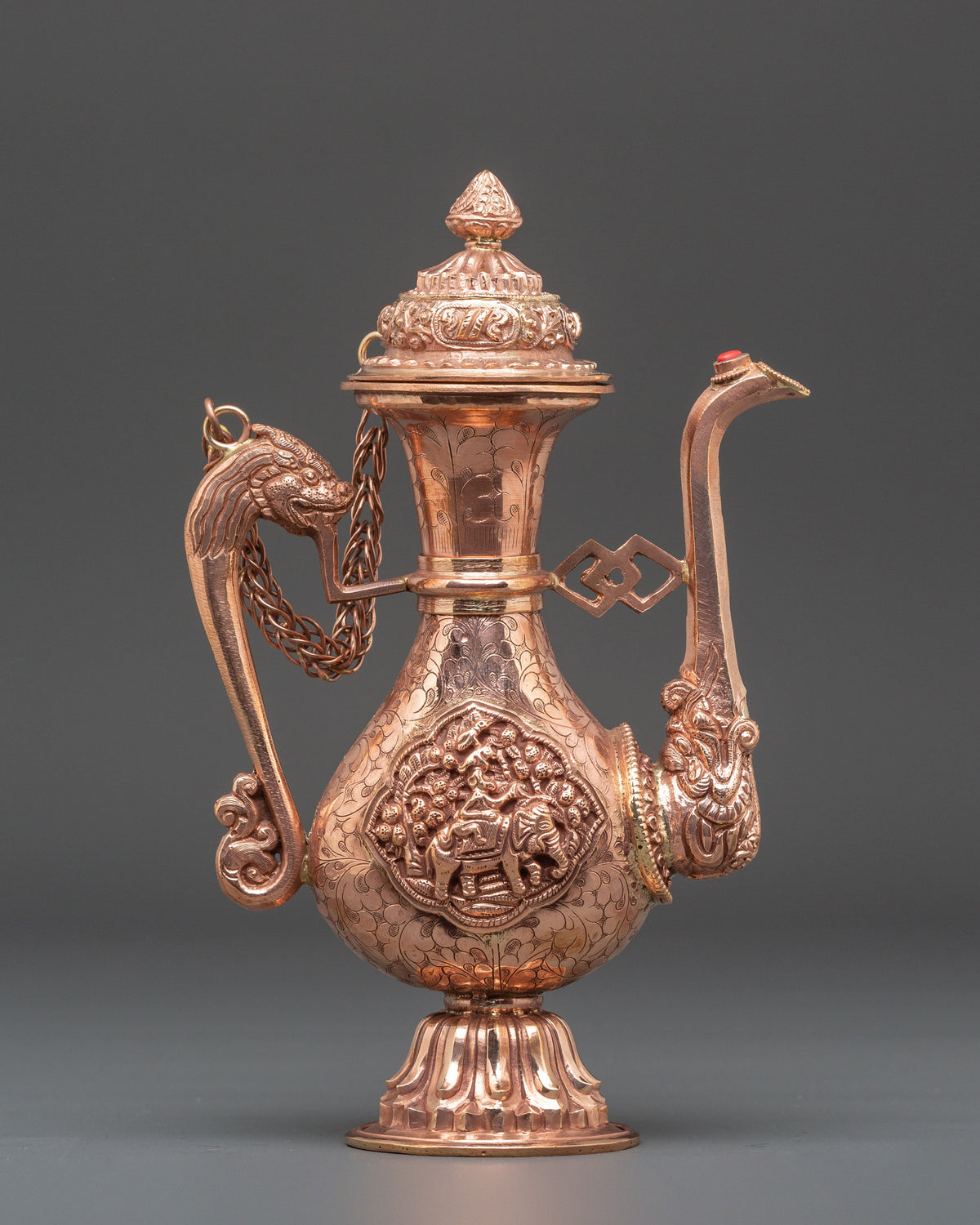 Handmade Copper Bhumba | Tibetan Buddhist Ritual Vase