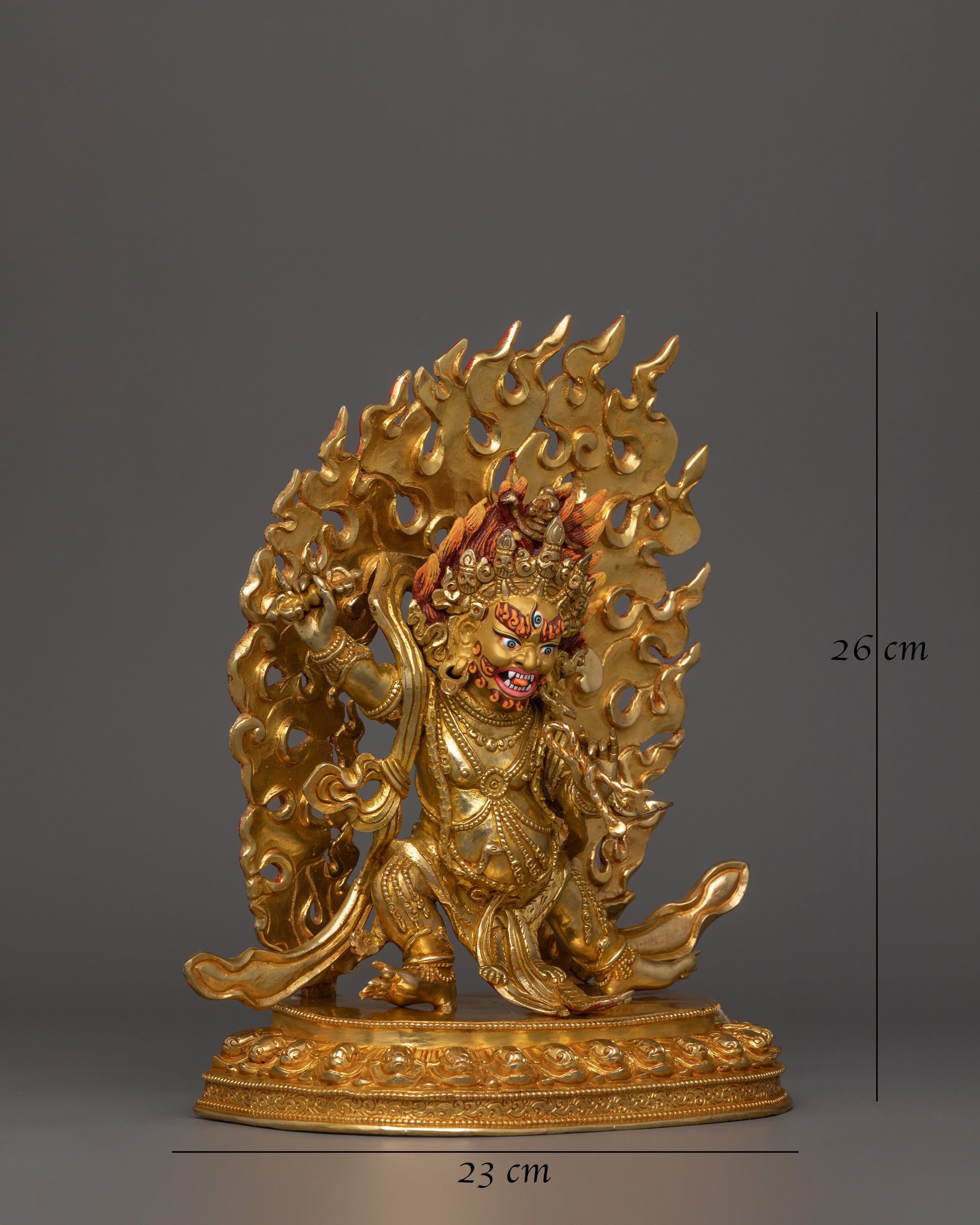 10.2 Inches Standing Vajrapani Statue | The Embodiment of Power