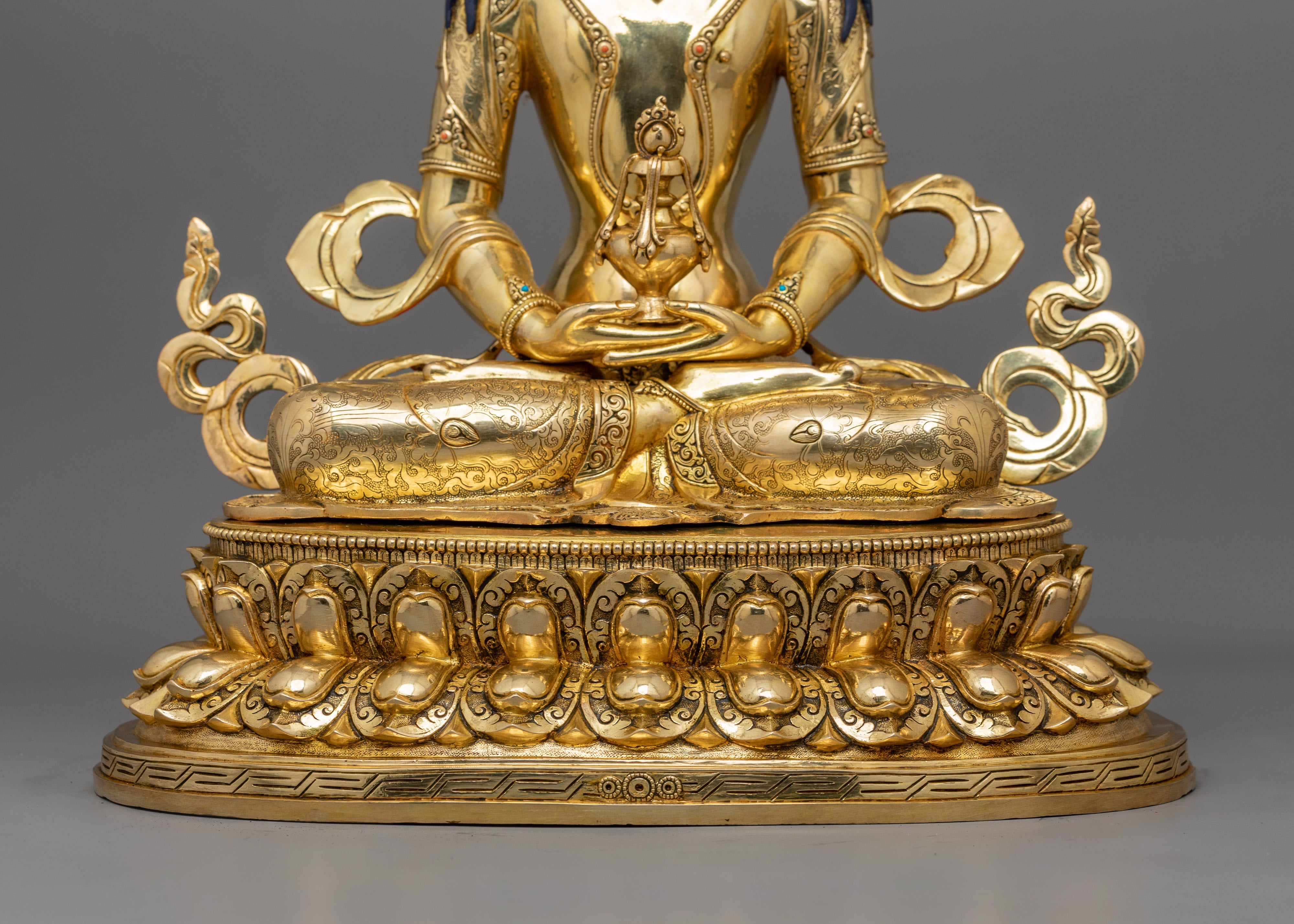 Himalayan Figurine of Longevity Deity Amitayus | God of Prosperity and Blessings