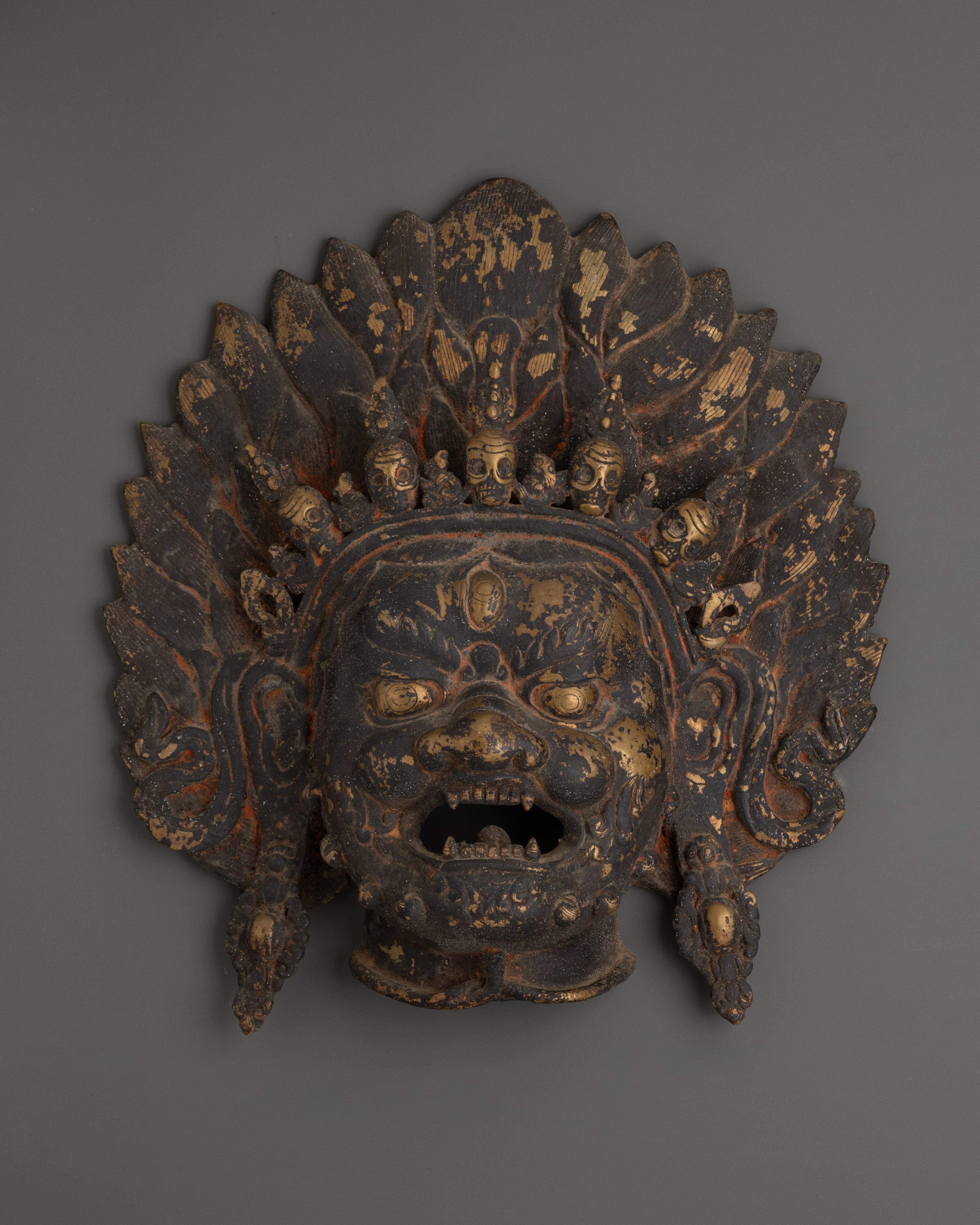 Antique Finish Wrathful deity Wall Hanging