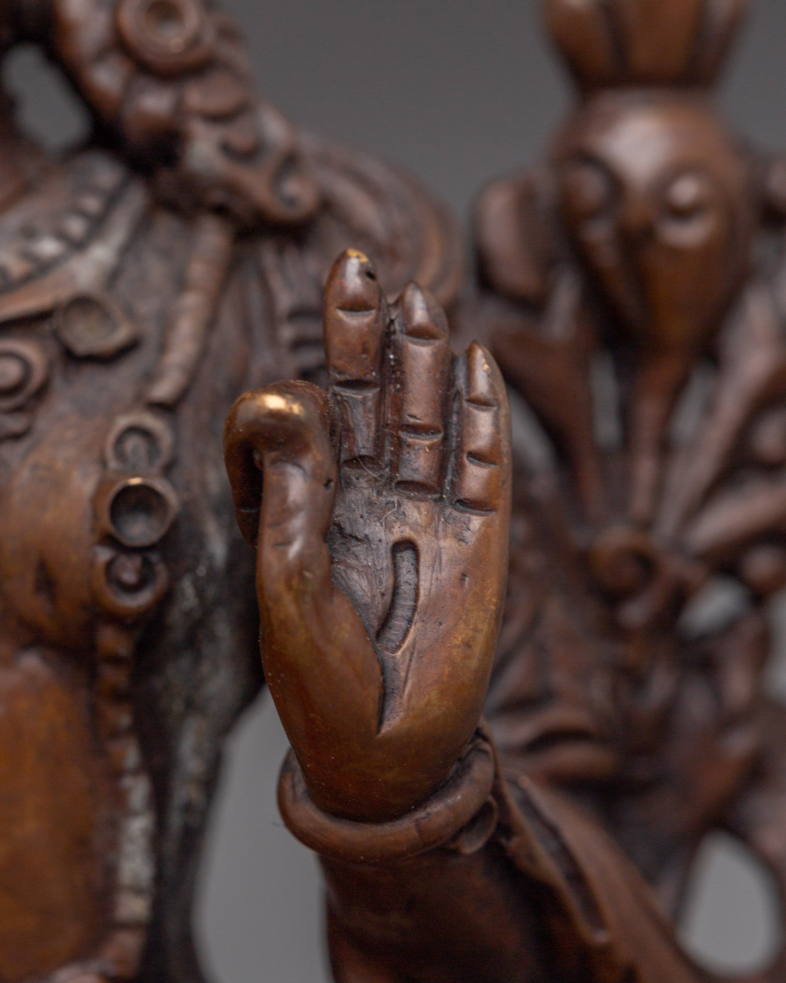 Oxidized Sita Tara Statue | White Tara - Tibetan Healing Deity