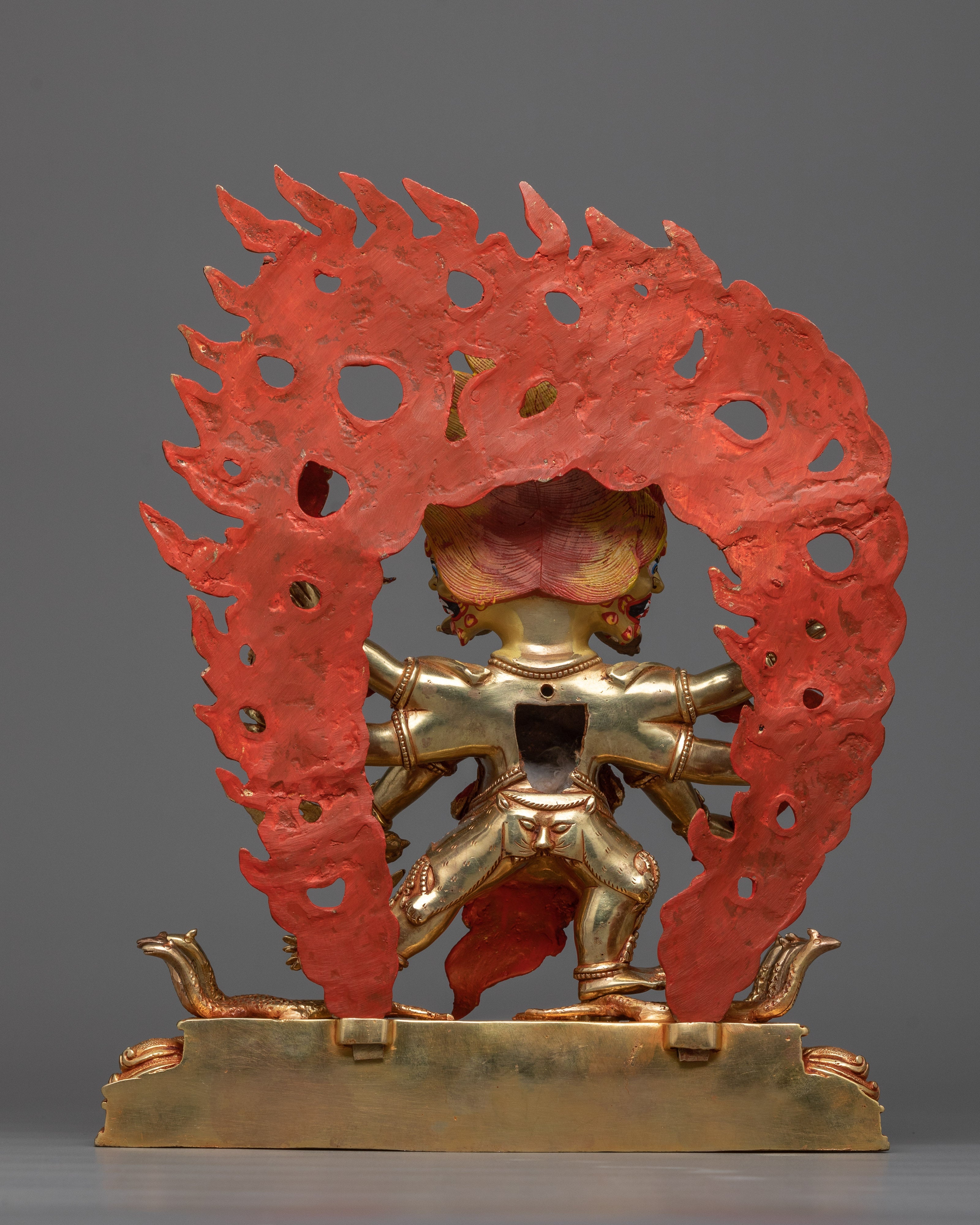 Hayagreeva Sculpture | 24K Gold Gilded Enlightenment