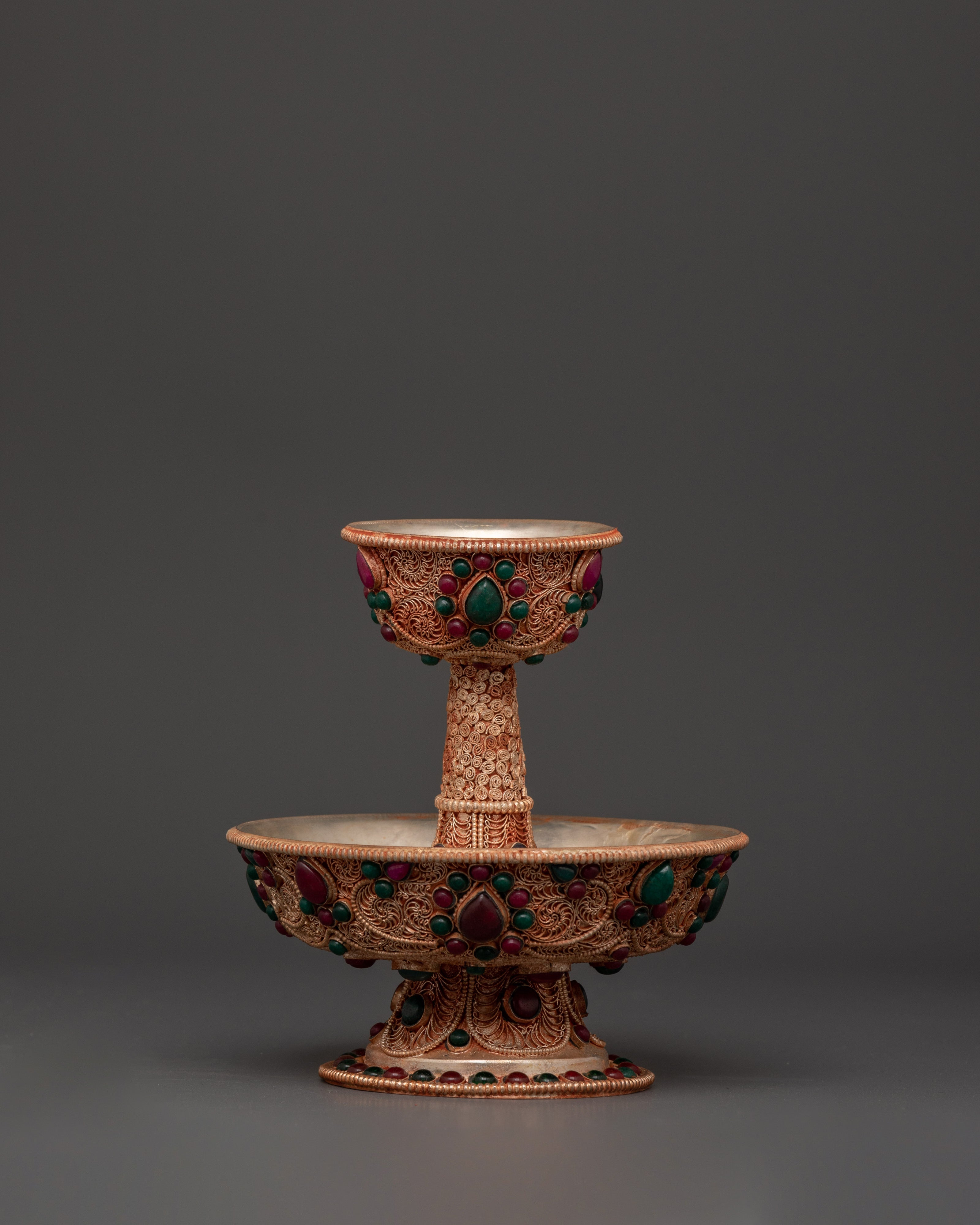 Traditional Serkyem Set with Intricate Filigree Work